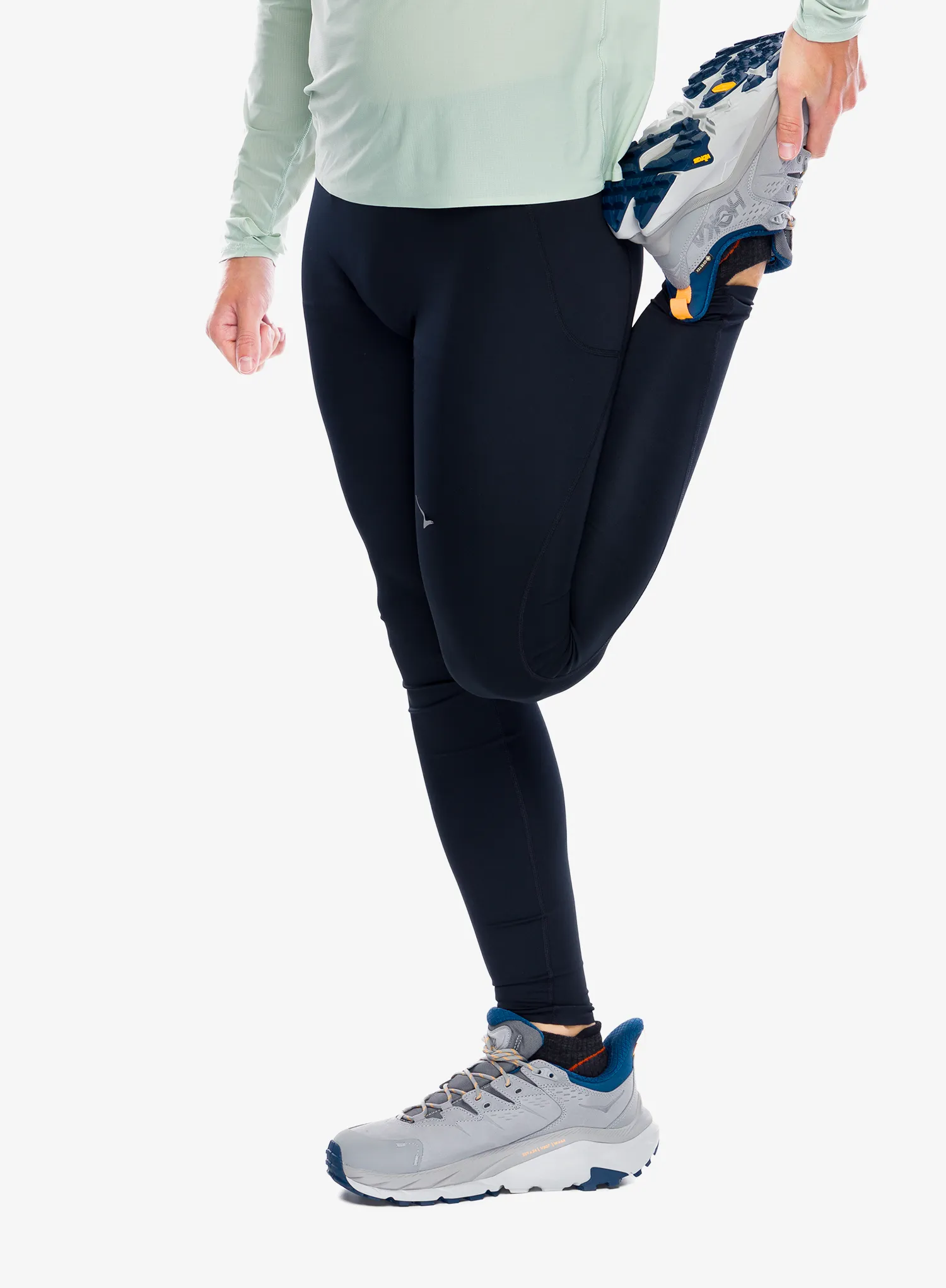Tajice za trčanje Hoka Novafly Run Tight - black