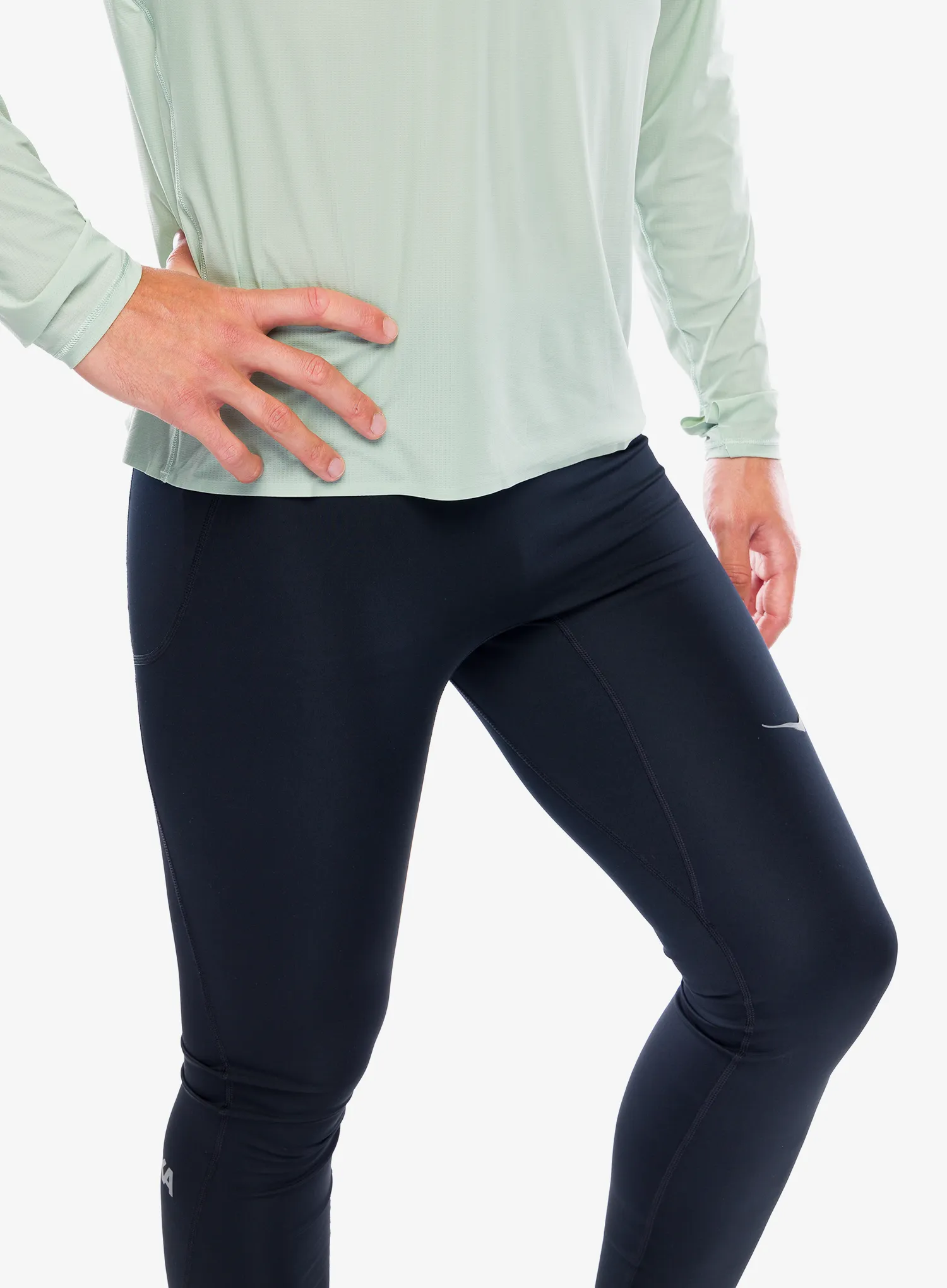Tajice za trčanje Hoka Novafly Run Tight - black