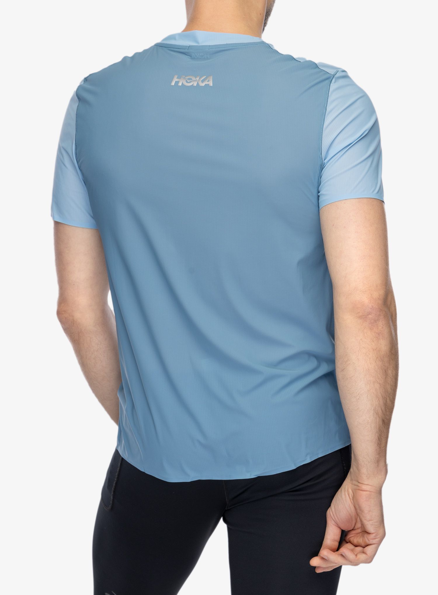 Majica za trening Hoka Performance Run Short Sleeve - dusk