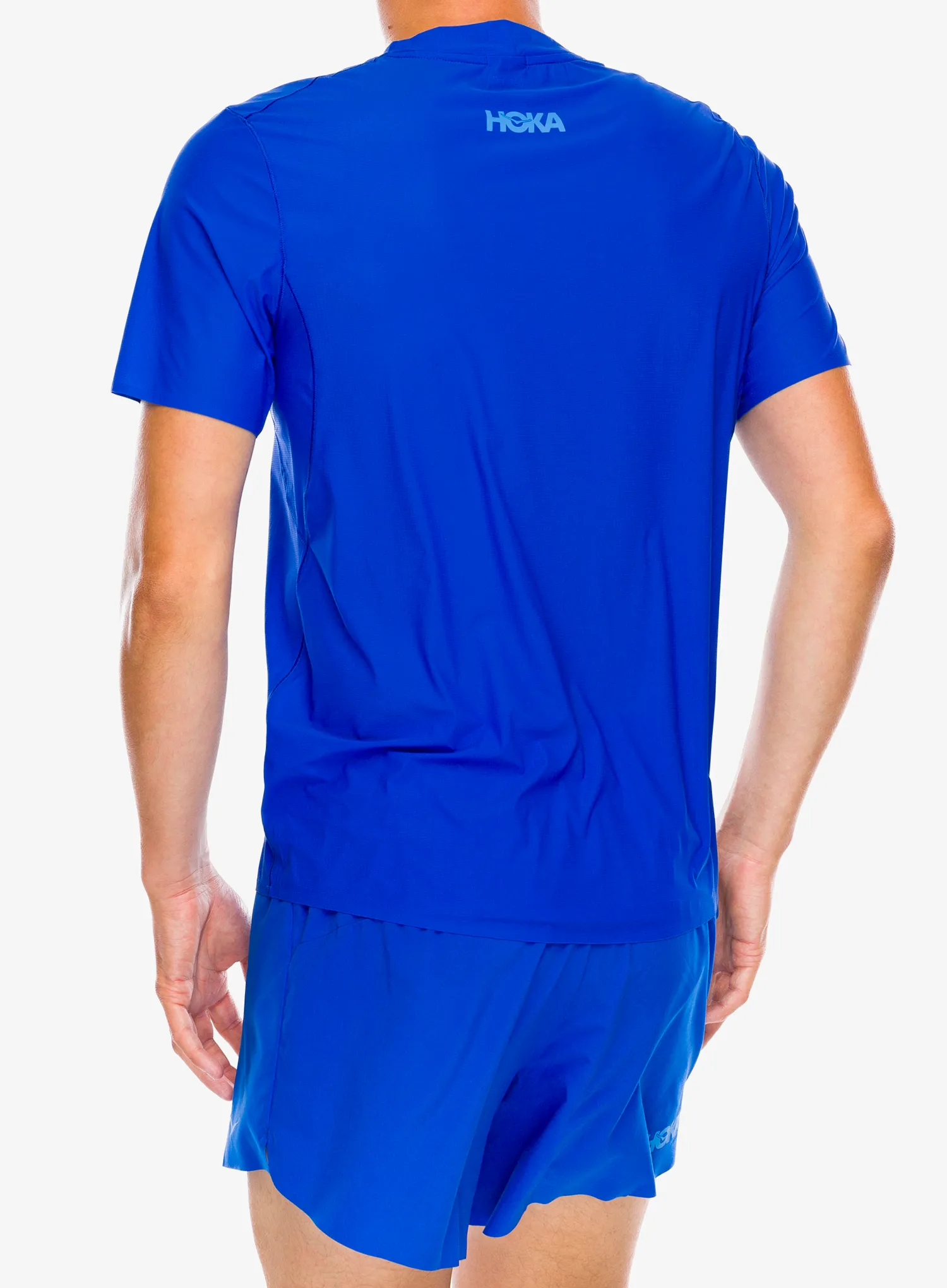 Majica za trčanje Hoka Performance Run Short Sleeve - ultramarine