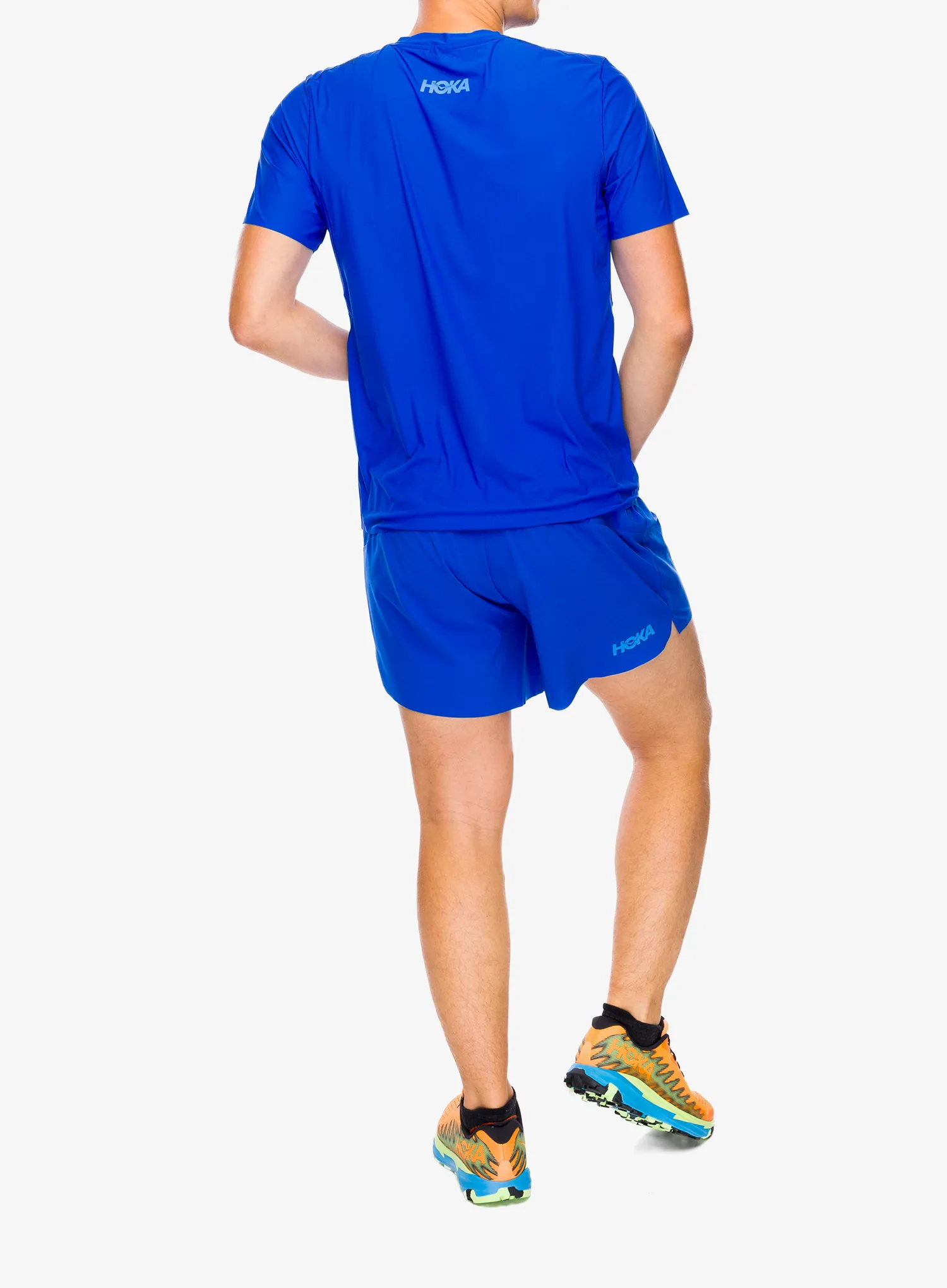 Majica za trčanje Hoka Performance Run Short Sleeve - ultramarine