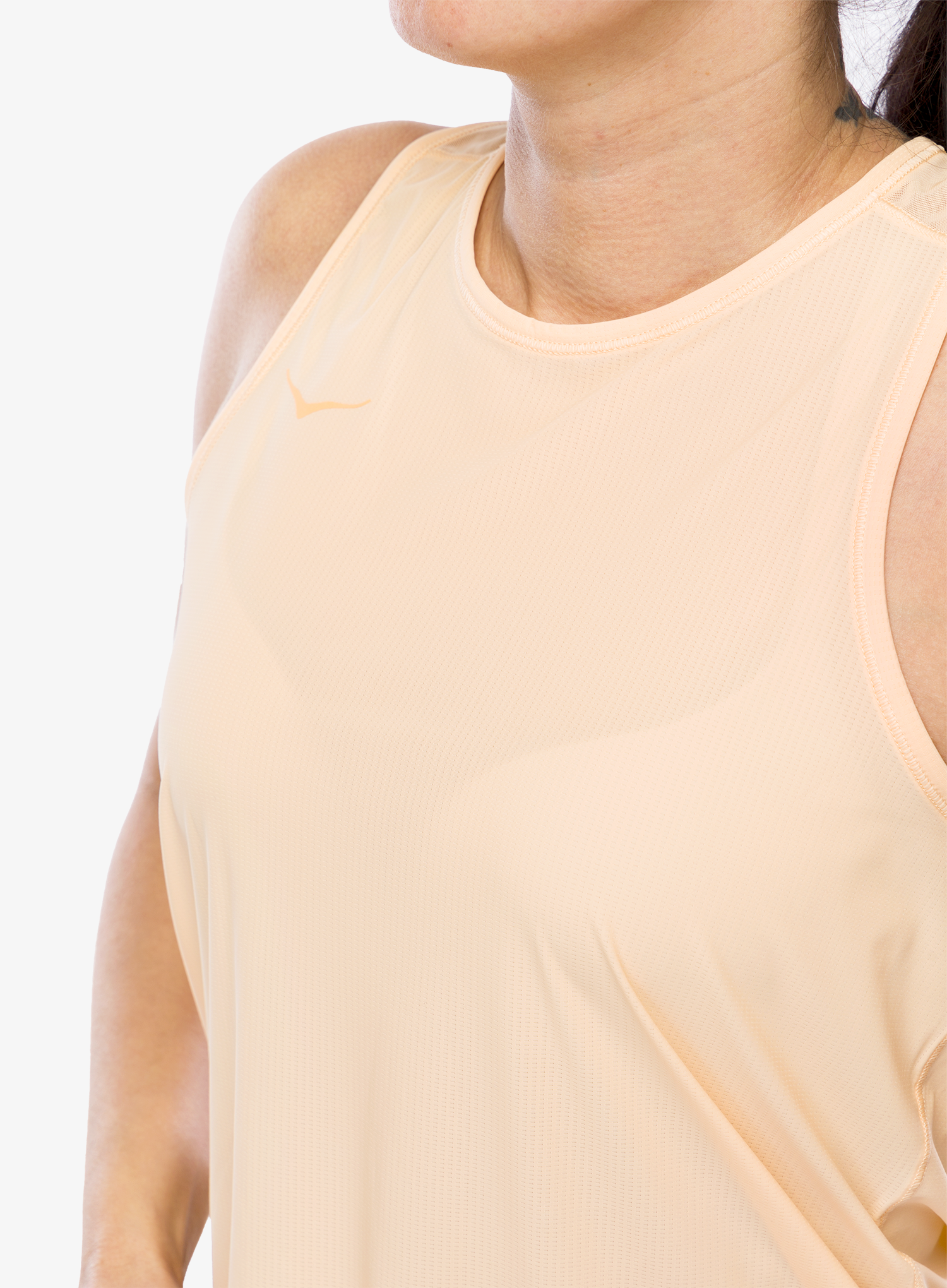 Ženski tank top Hoka Performance Run Tank - canteloupe