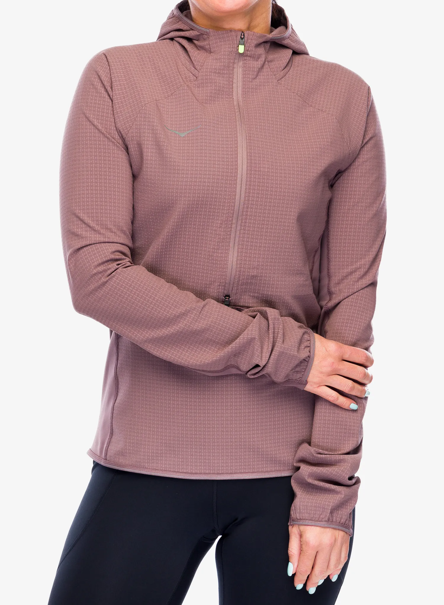 Ženska jakna za trčanje Hoka SkyGlow Half-Zip - smokey quartz