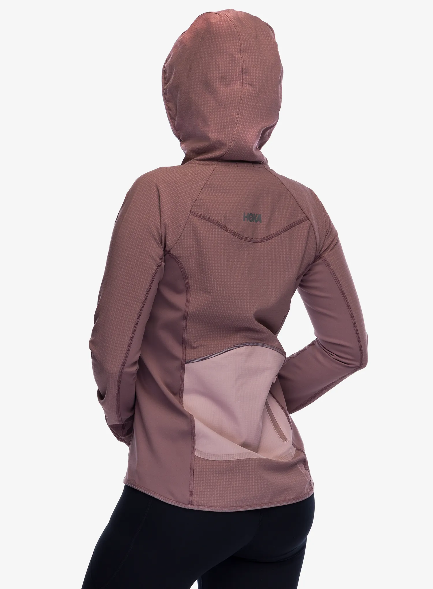 Ženska jakna za trčanje Hoka SkyGlow Half-Zip - smokey quartz