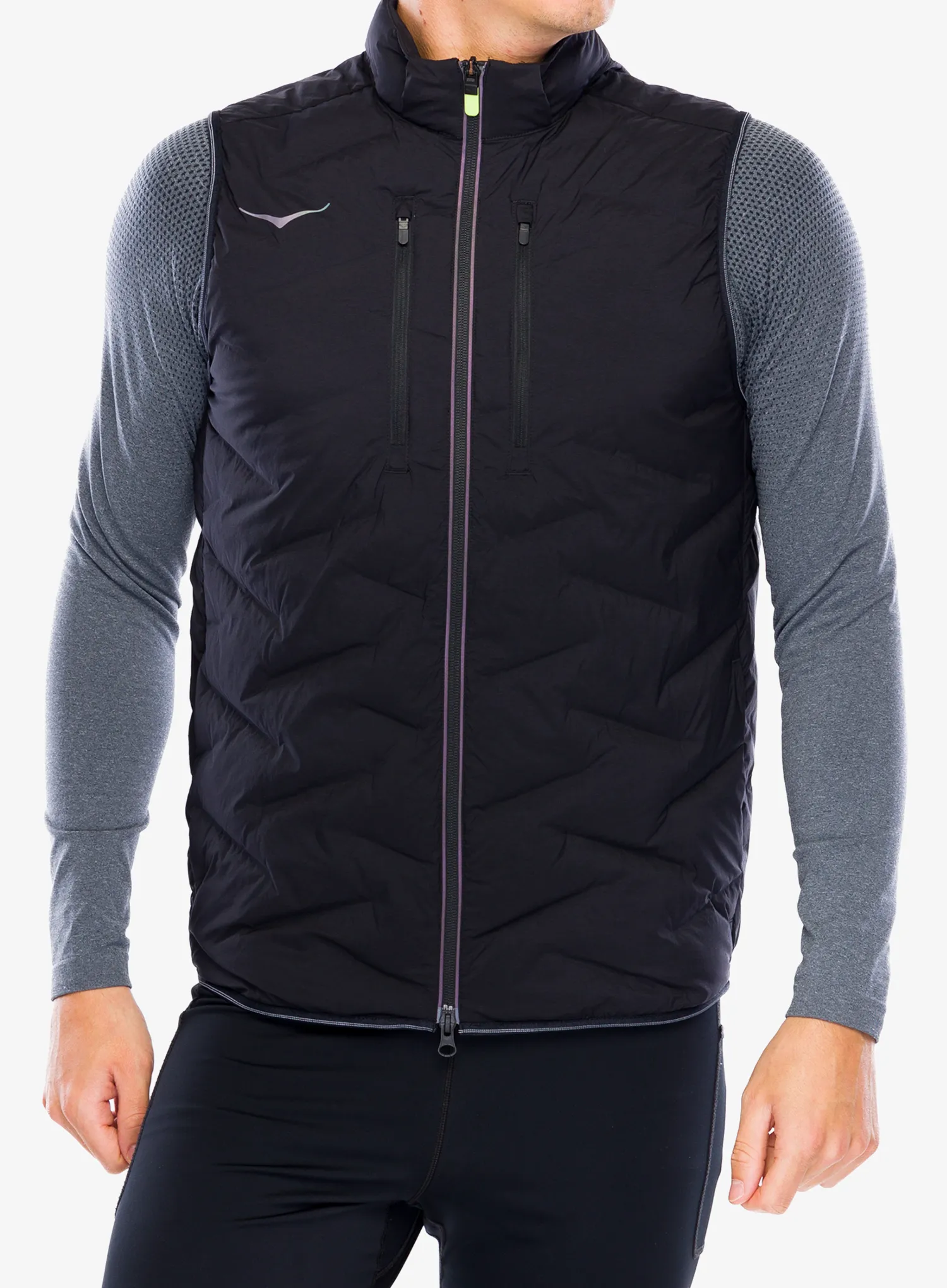 Prsluk za trčanje Hoka Skyfill Run Vest - black