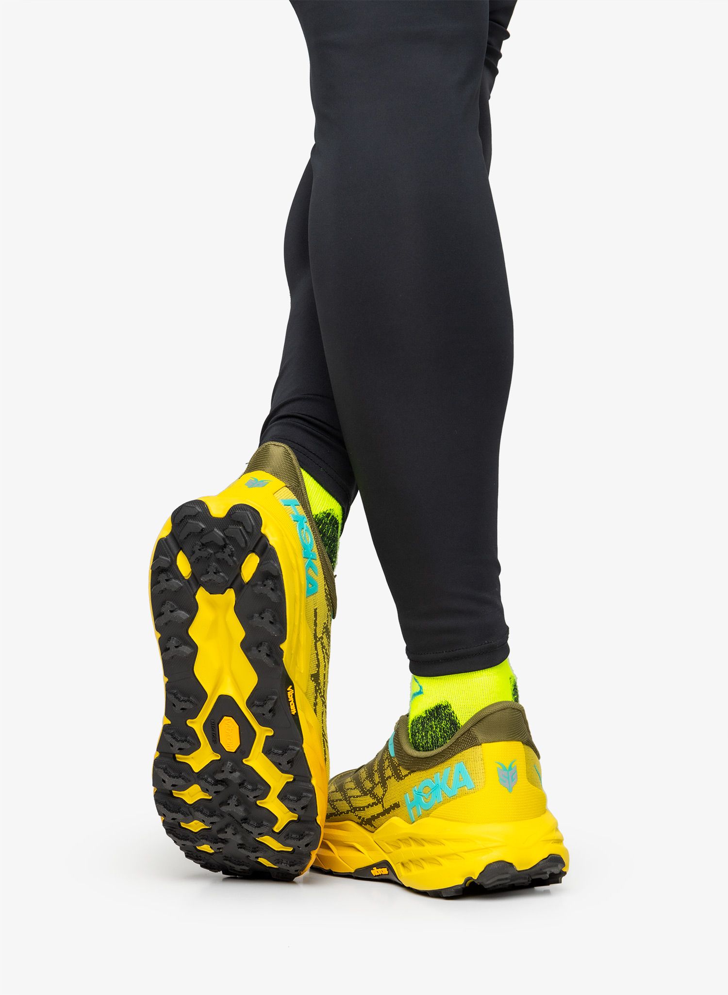 Tenisice za trail trčanje Hoka Speedgoat 5 - avocado/passion fruit