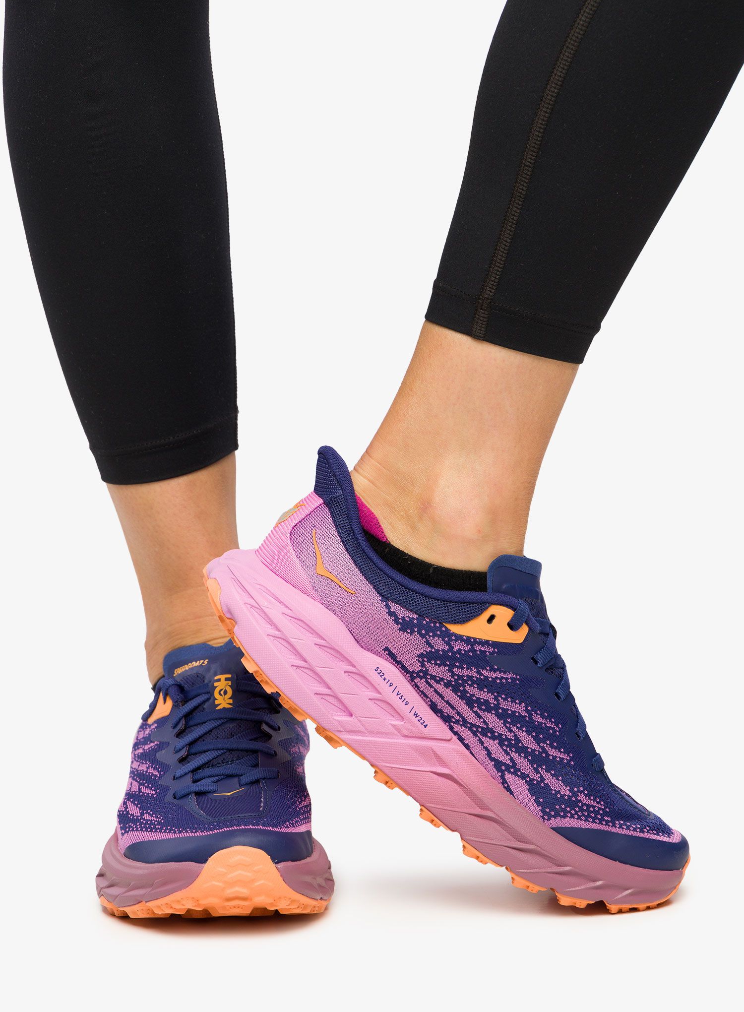 Ženske trail tenisice Hoka Speedgoat 5  - bellwether blue/cyclamen