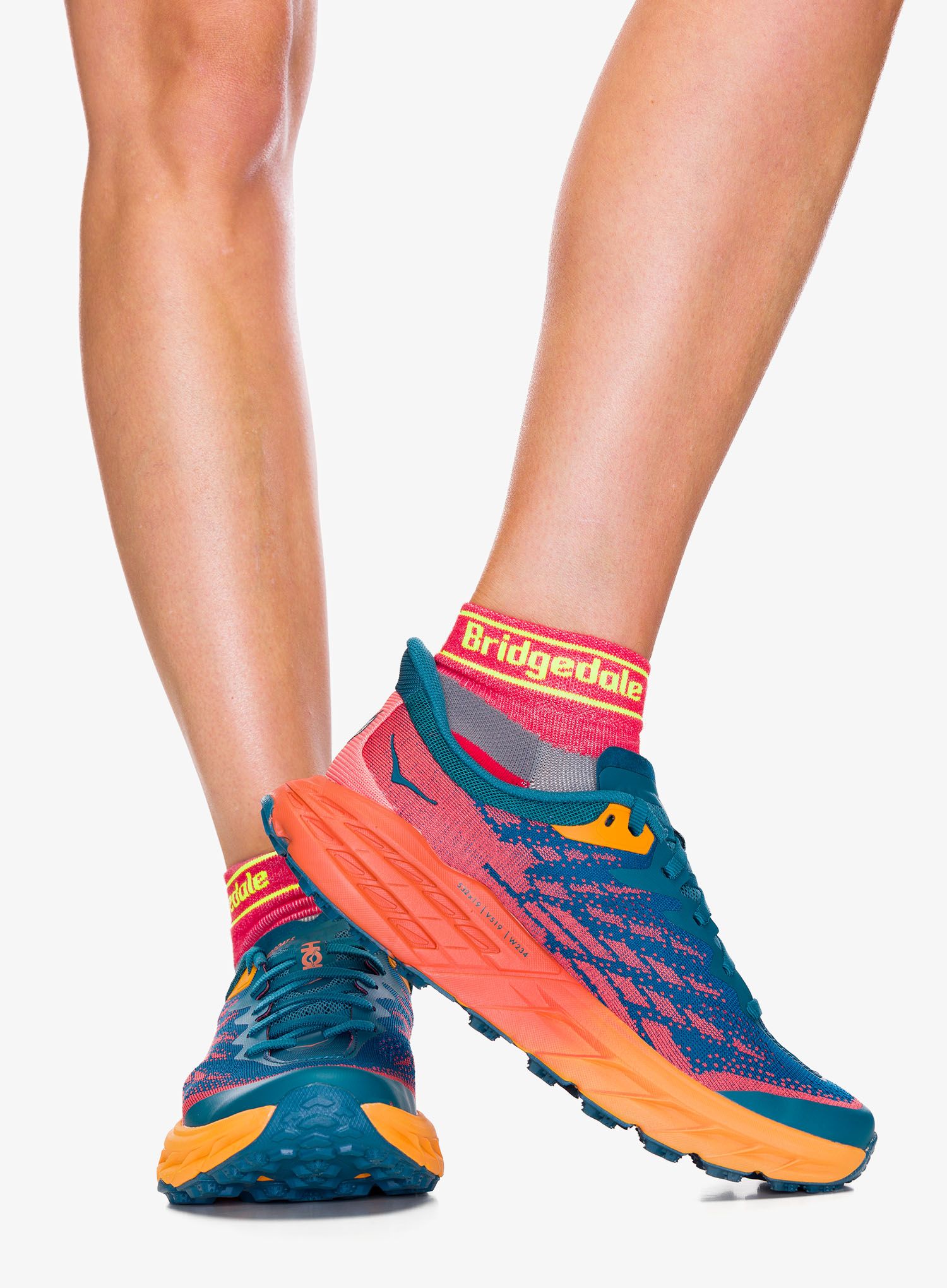 Ženske trail tenisice Hoka Speedgoat 5 - blue coral/camellia