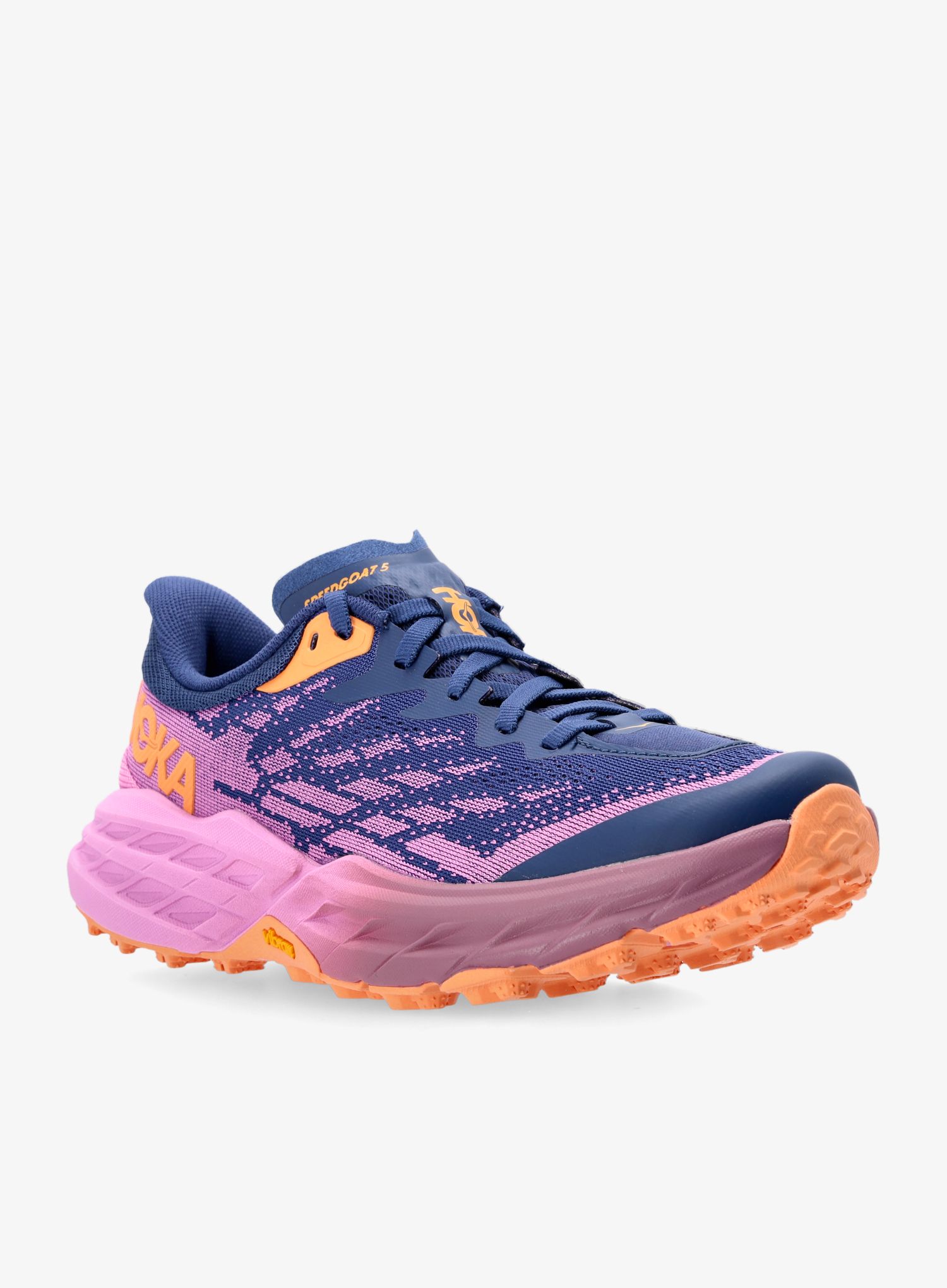 Ženske trail tenisice Hoka Speedgoat 5  - bellwether blue/cyclamen