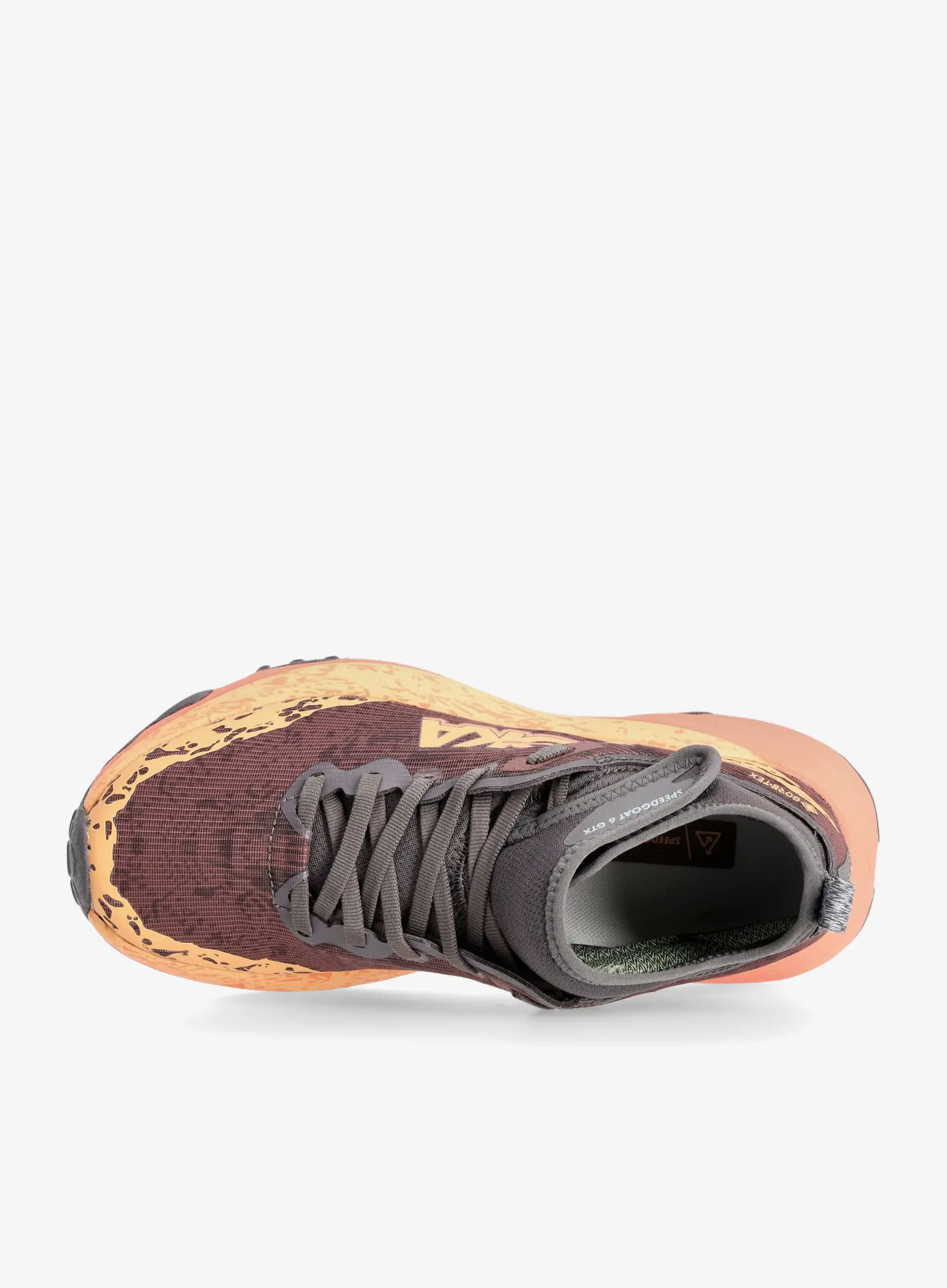 Ženske trail tenisice Hoka Speedgoat 6 Mid GTX - galaxy/guava