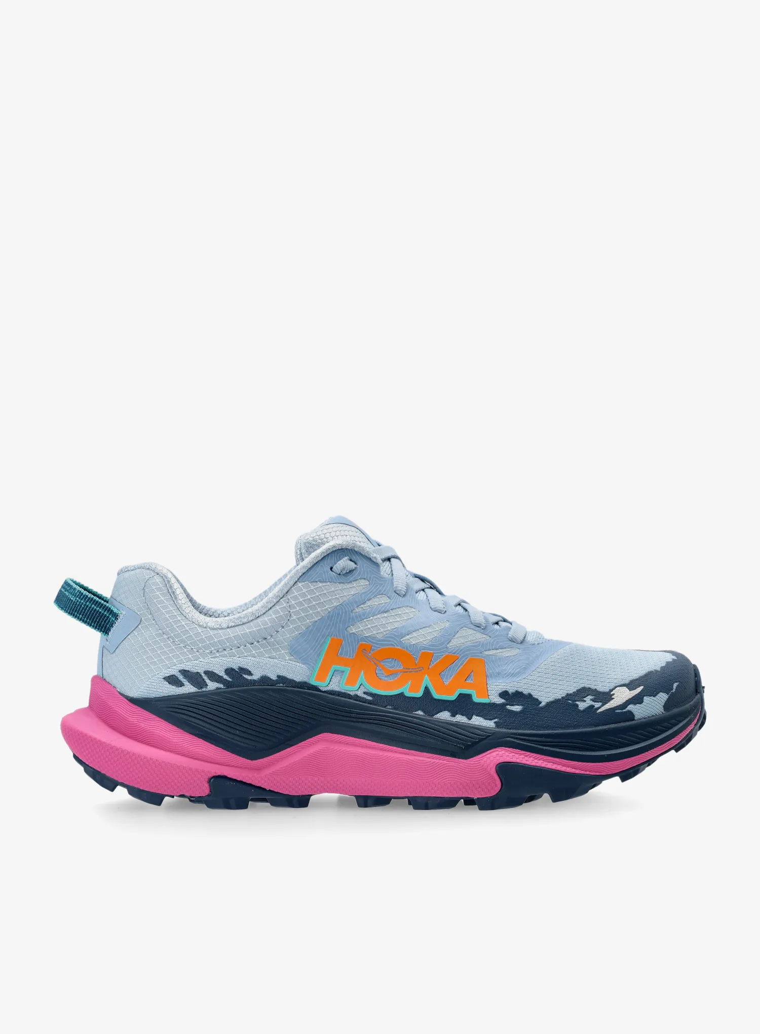 Ženske trail tenisice Hoka Torrent 4 - drizzle/fuchsia