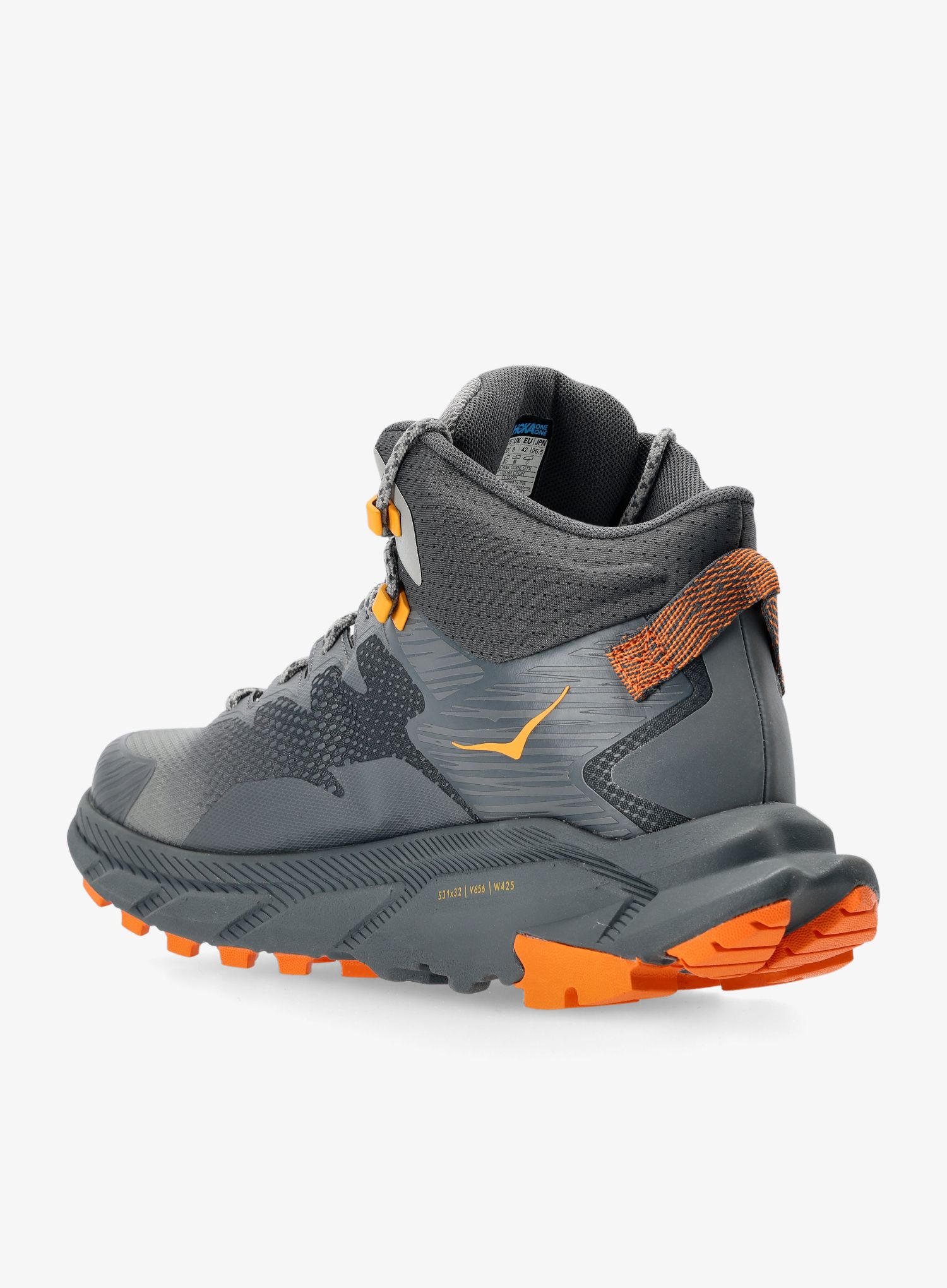 Muške planinarske cipele Hoka Trail Code GTX - castleroc/persimmon orange