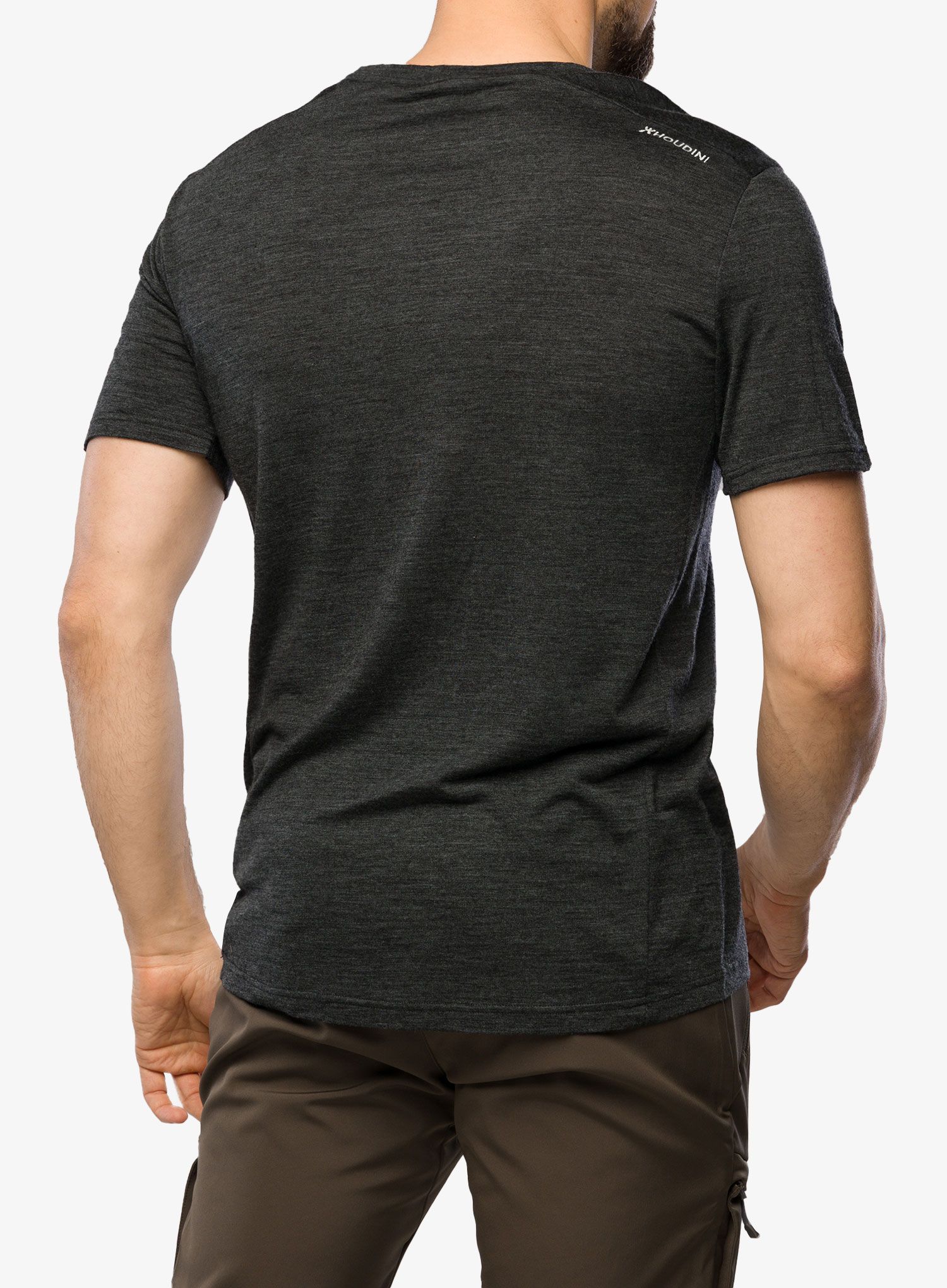 Merino majica Houdini Activist Tee - true black