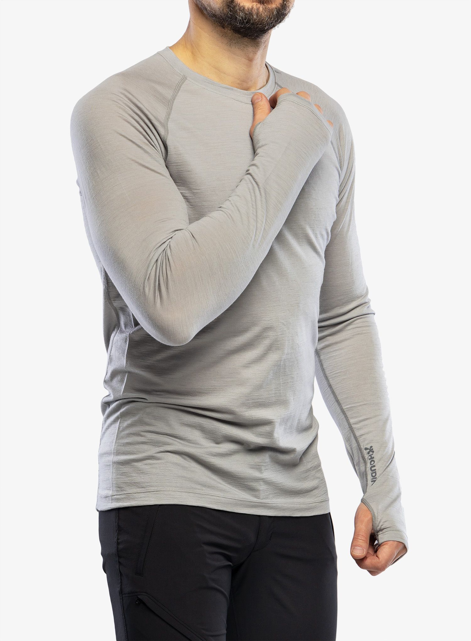 Termoaktivna dukserica Houdini Desoli Light Crew - cloudy gray