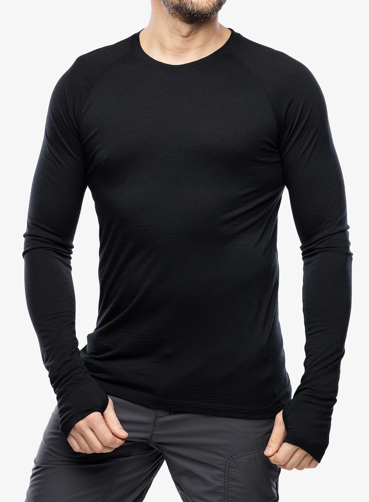 Termoaktivna dukserica Houdini Desoli Light Crew - true black