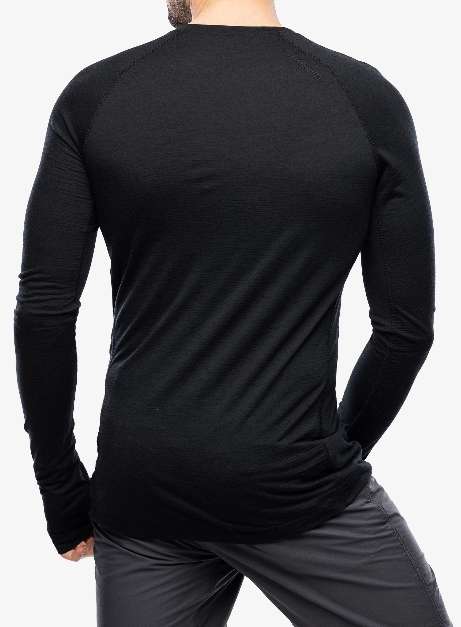 Termoaktivna dukserica Houdini Desoli Light Crew - true black