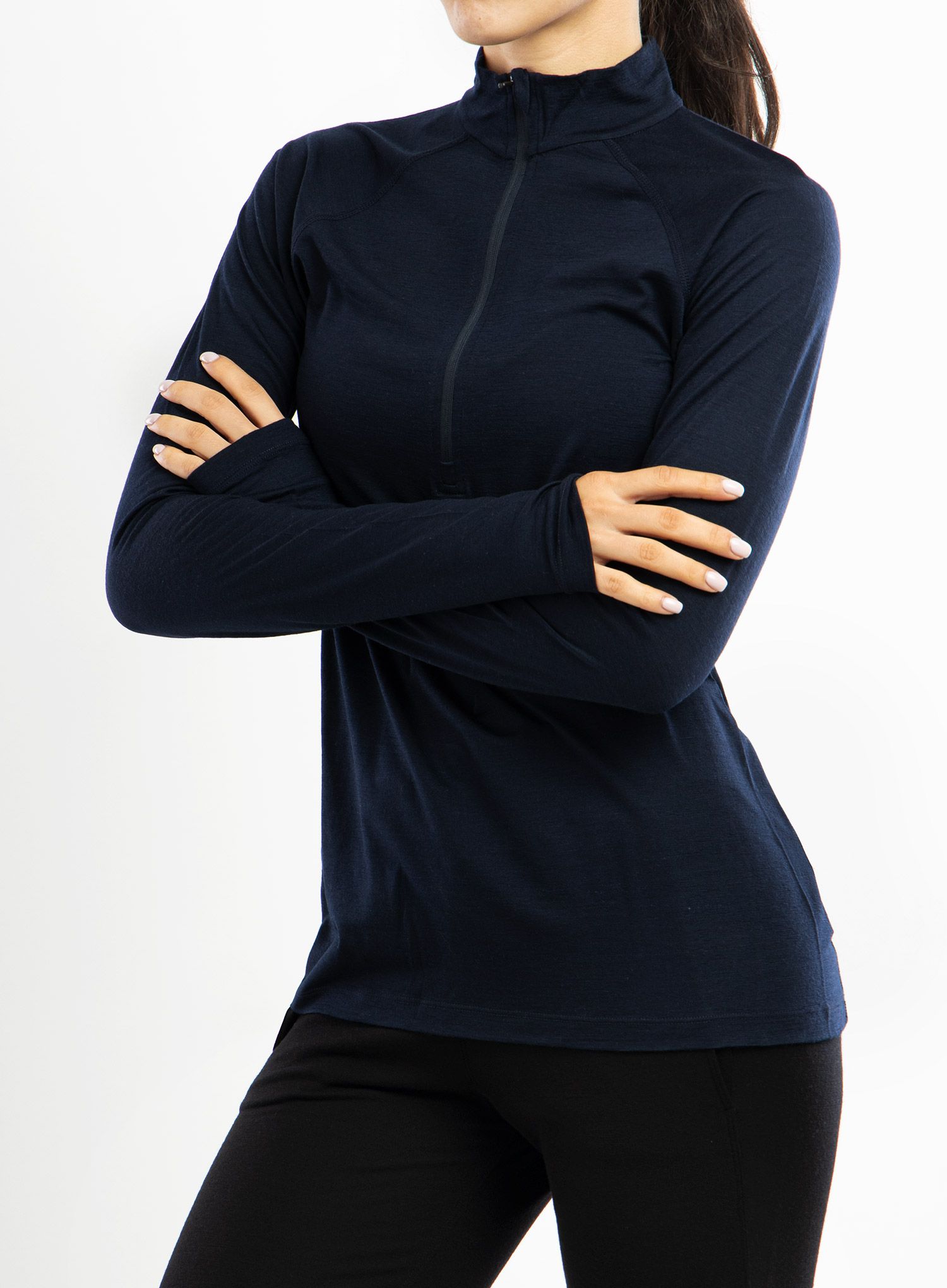 Ženska termoaktivna dukserica Houdini Desoli Light Half Zip - blue illusion