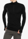 Termoaktivna dukserica Houdini Desoli Light Half Zip - true black