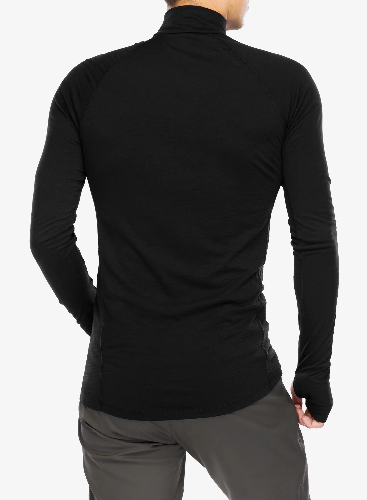 Termoaktivna dukserica Houdini Desoli Light Half Zip - true black