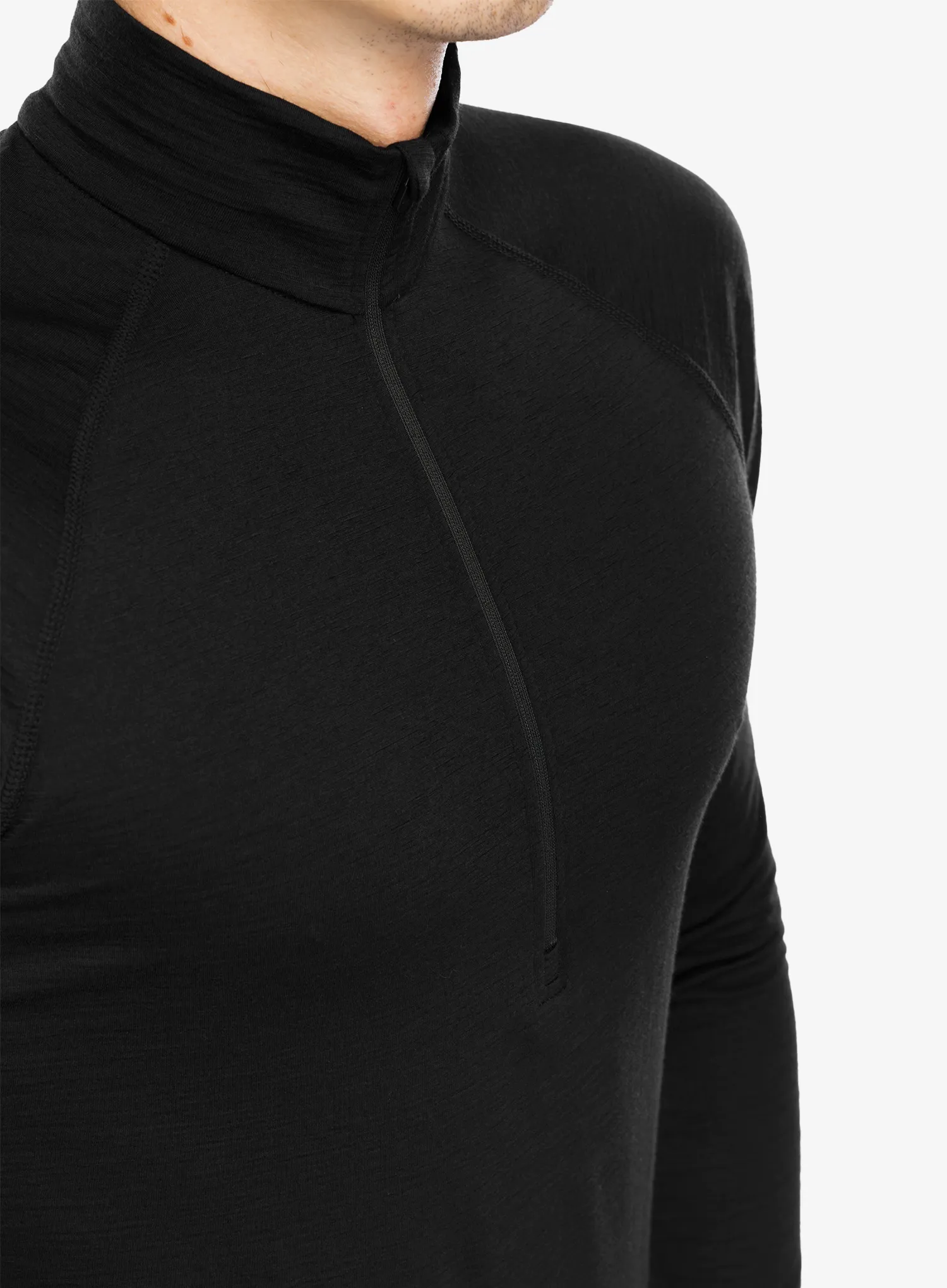 Termoaktivna dukserica Houdini Desoli Light Half Zip - true black
