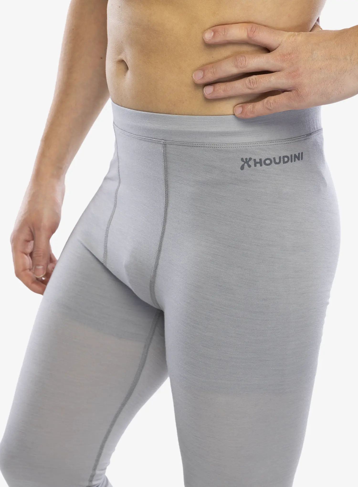 Termo tajice Houdini Desoli Light Tights - cloudy gray