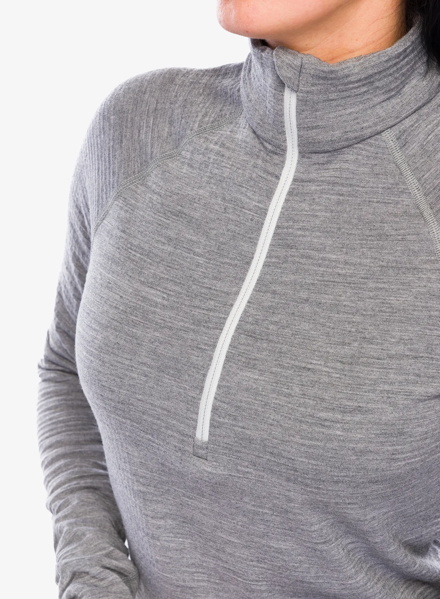 Ženska termoaktivna dukserica Houdini Desoli Thermal Half Zip - college grey