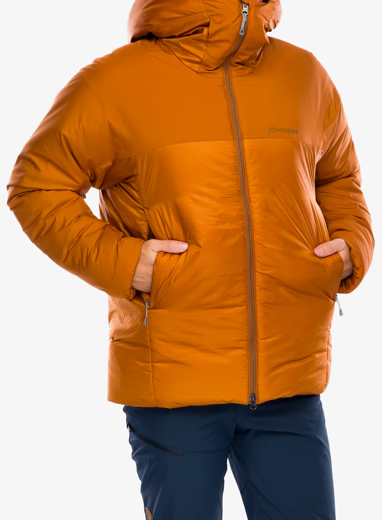 Jakna s postavom Houdini Double Dunfri - rust brown