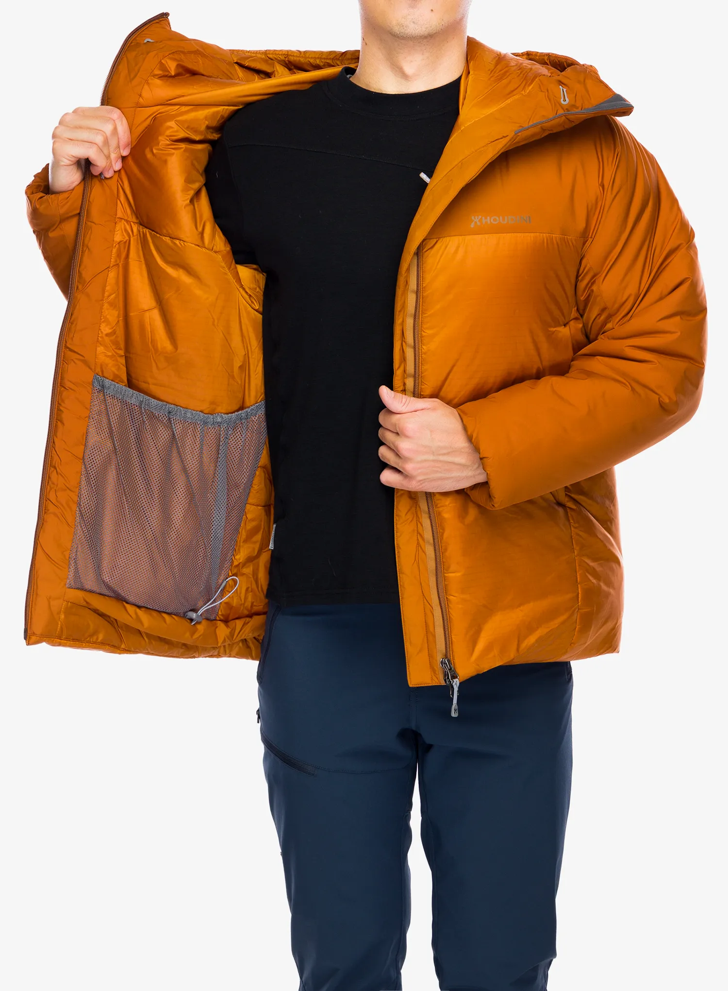 Jakna s postavom Houdini Double Dunfri - rust brown