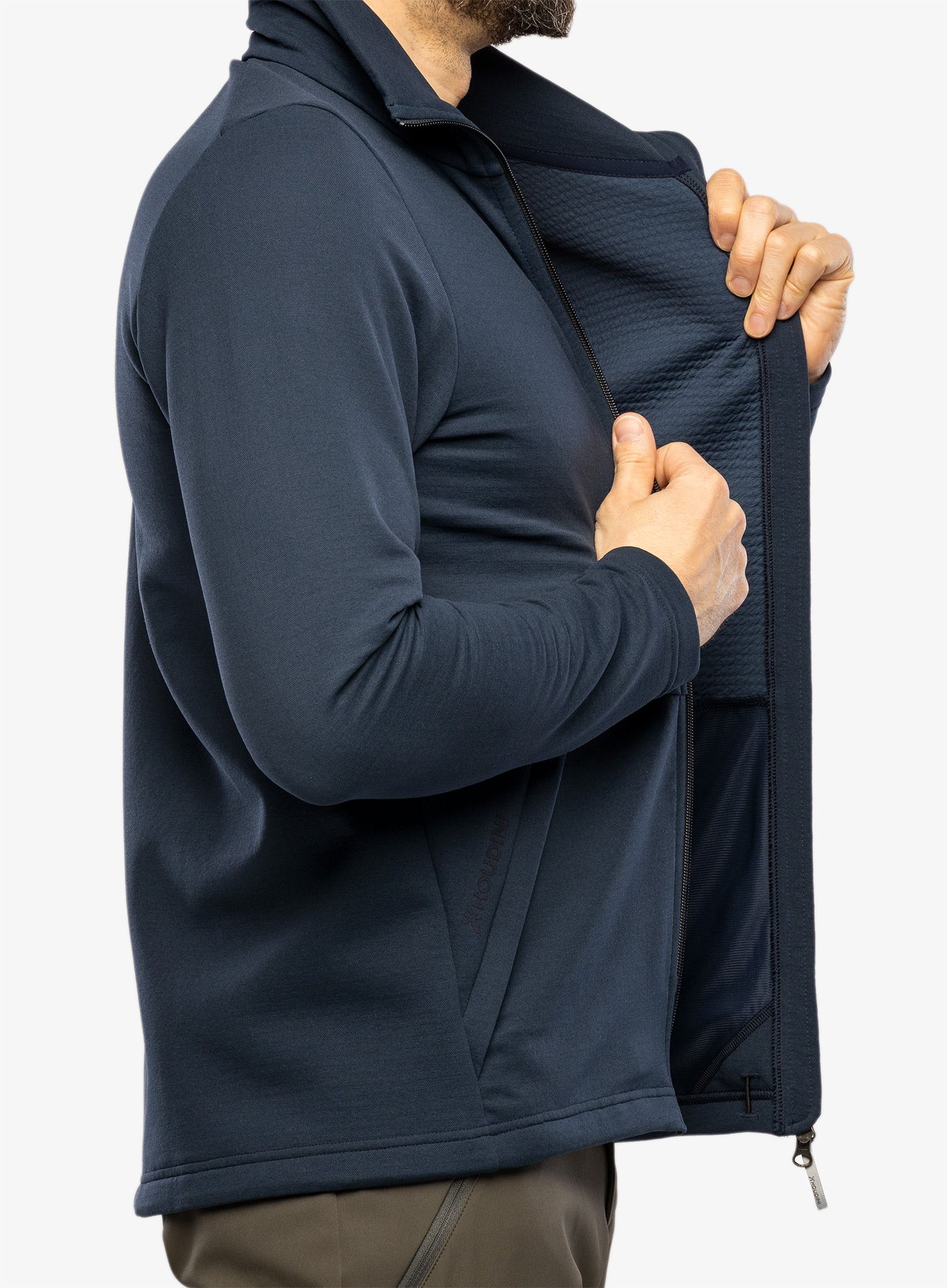 Dukserica od flisa Houdini Mono Air Jacket - blue illusion