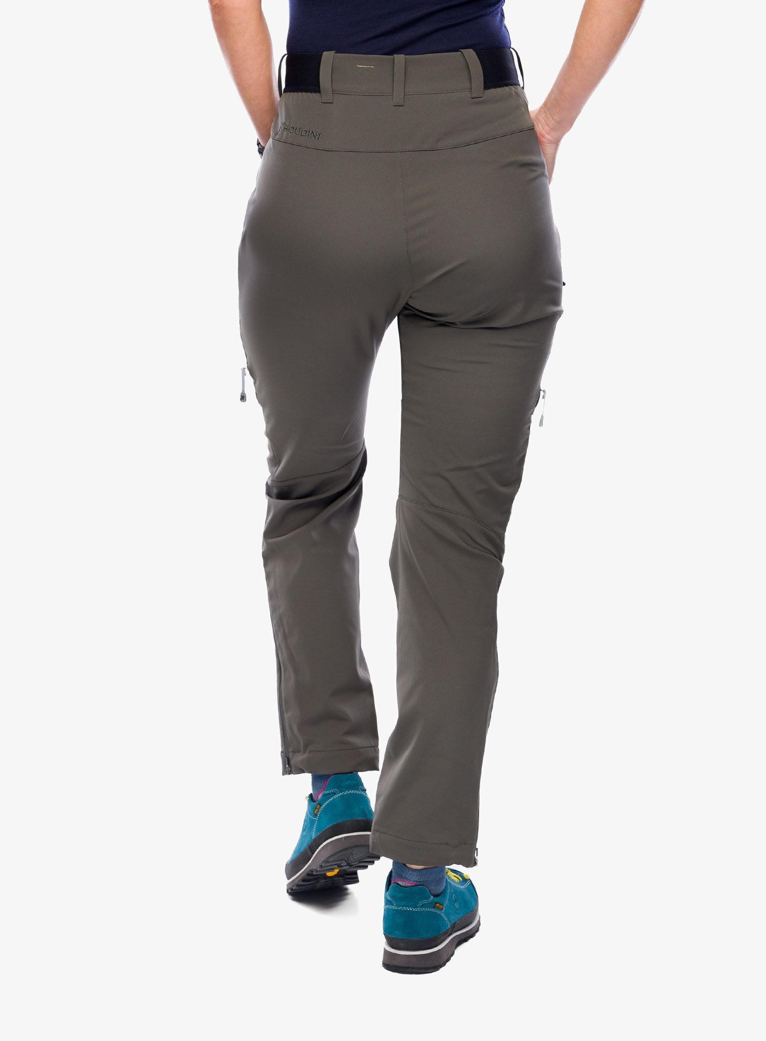Ženske softshell hlače Houdini More Pants - baremark green