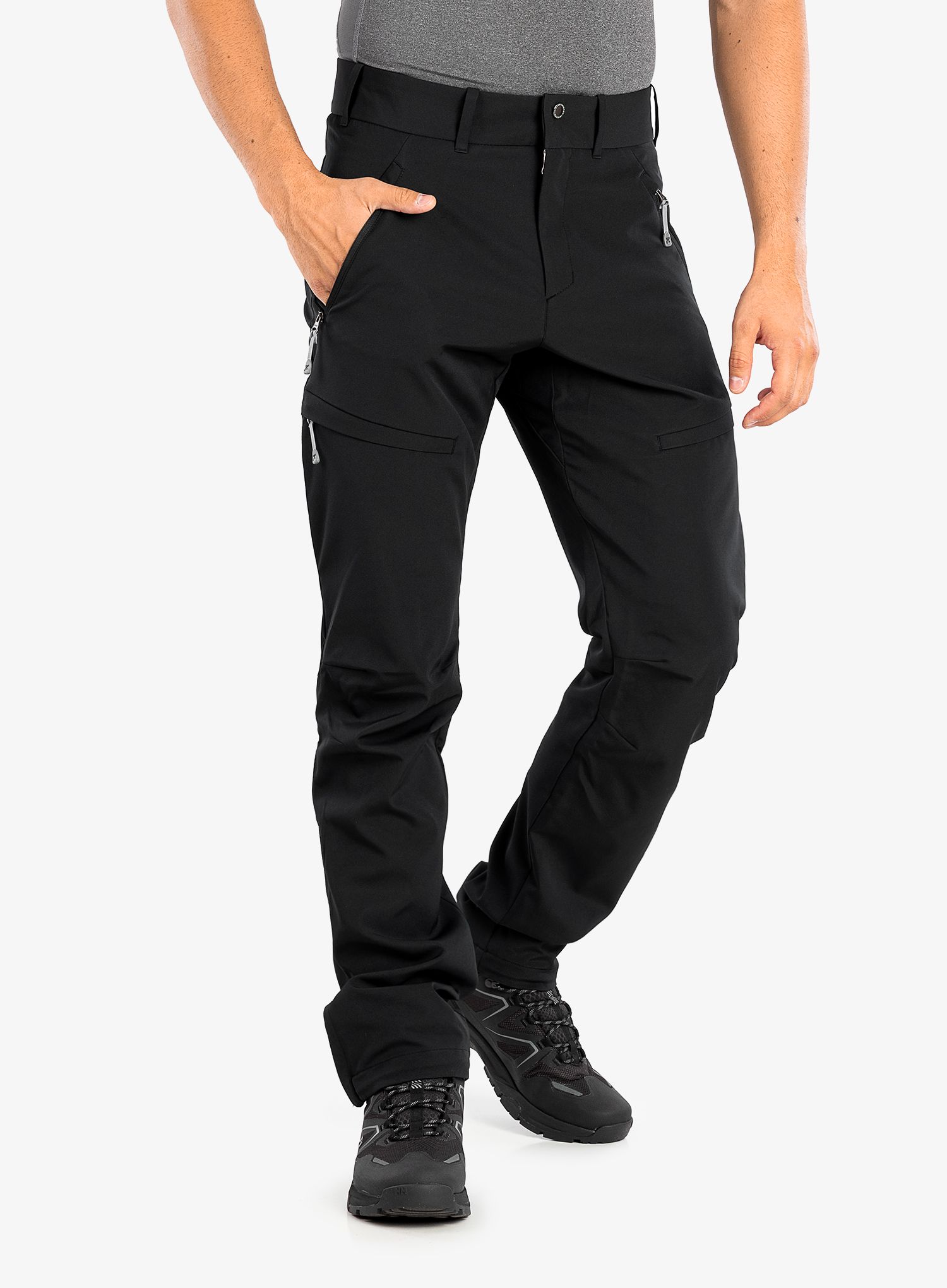 Muške softshell hlače Houdini Motion Top Pants - true black
