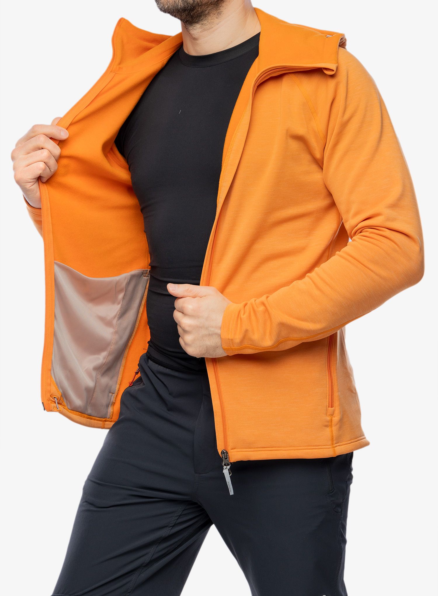 Dukserica od flisa Houdini Outright Houdi - the orange