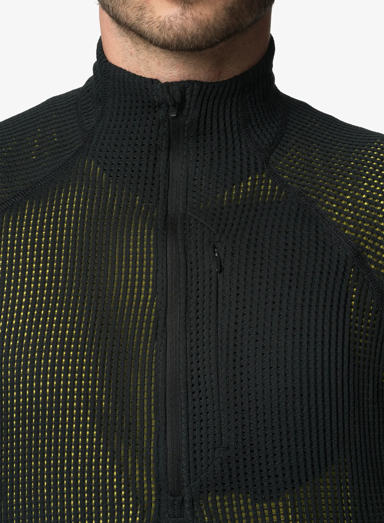 Dukserica za trčanje Houdini Pace Flow Half Zip - true black