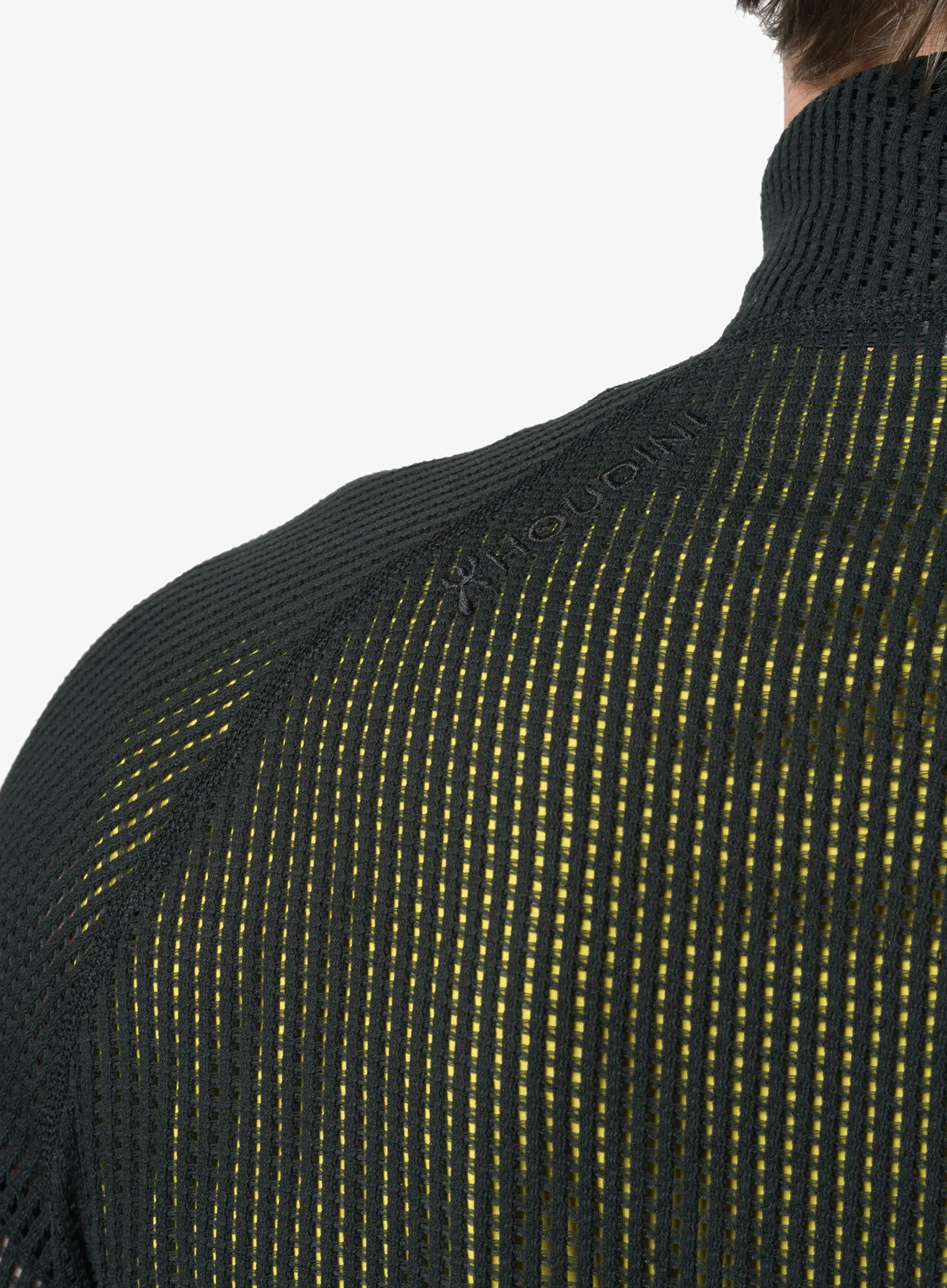 Dukserica za trčanje Houdini Pace Flow Half Zip - true black