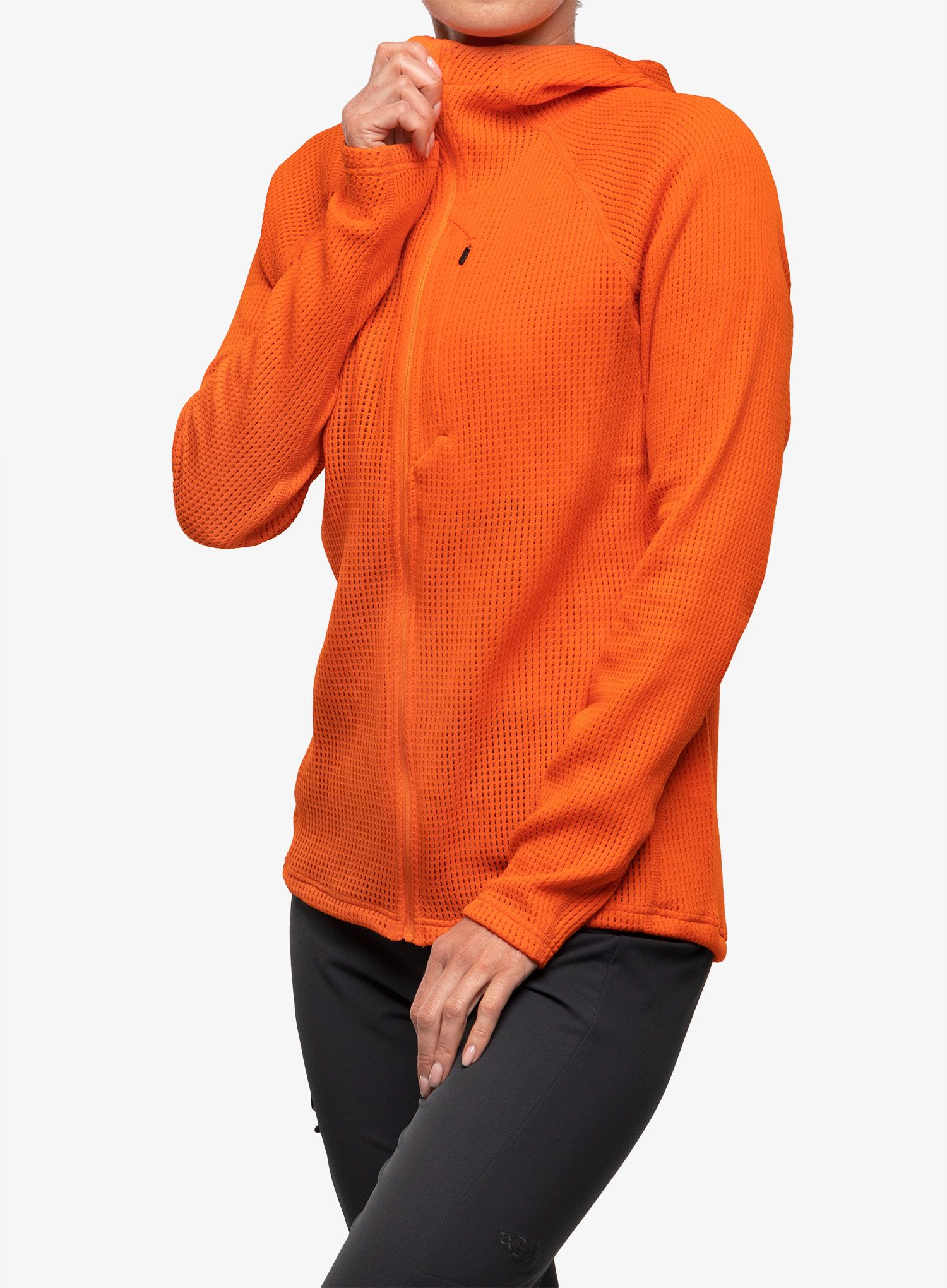 Ženska dukserica za trčanje Houdini Pace Flow Houdi - sunset orange