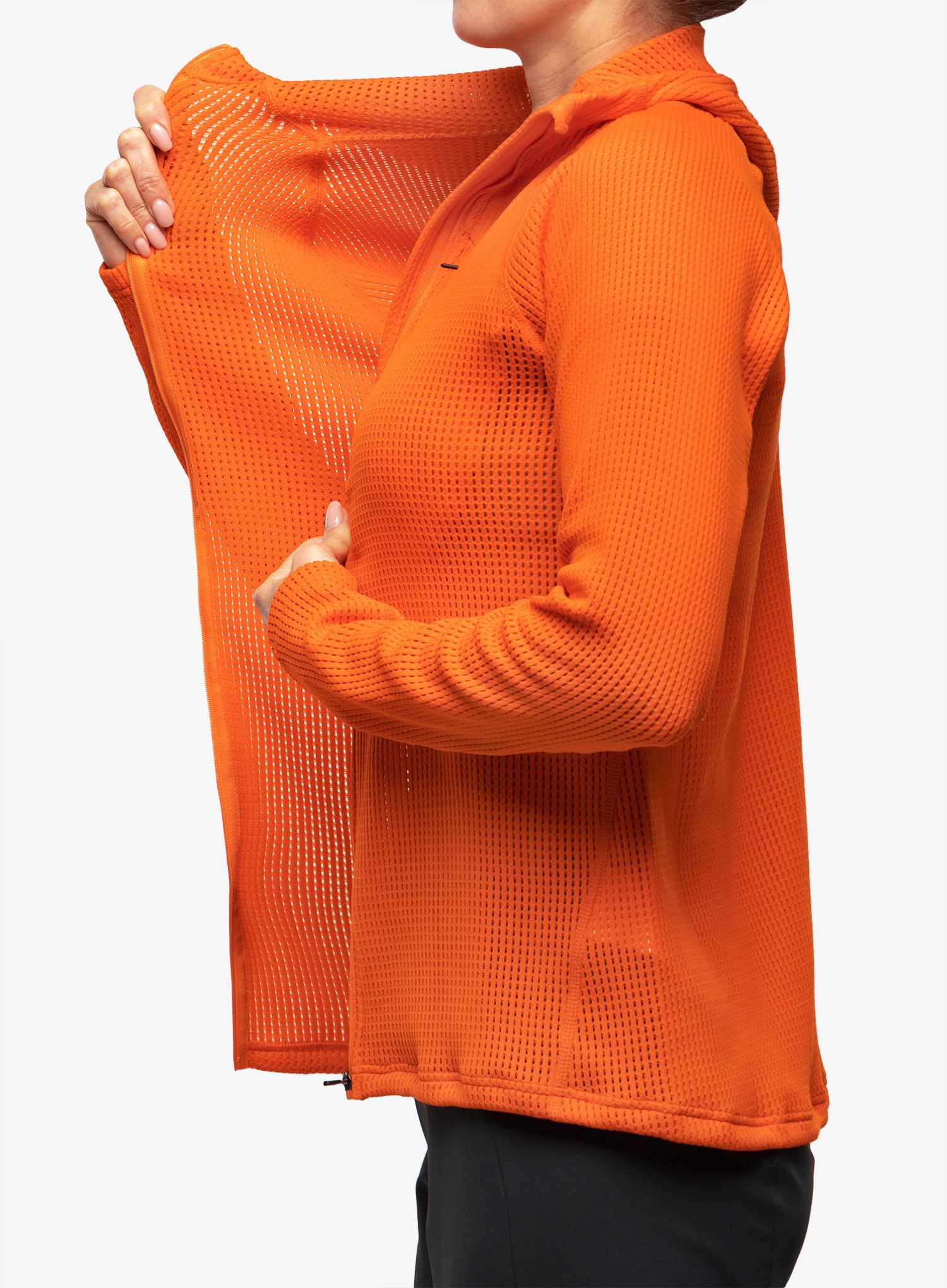 Ženska dukserica za trčanje Houdini Pace Flow Houdi - sunset orange