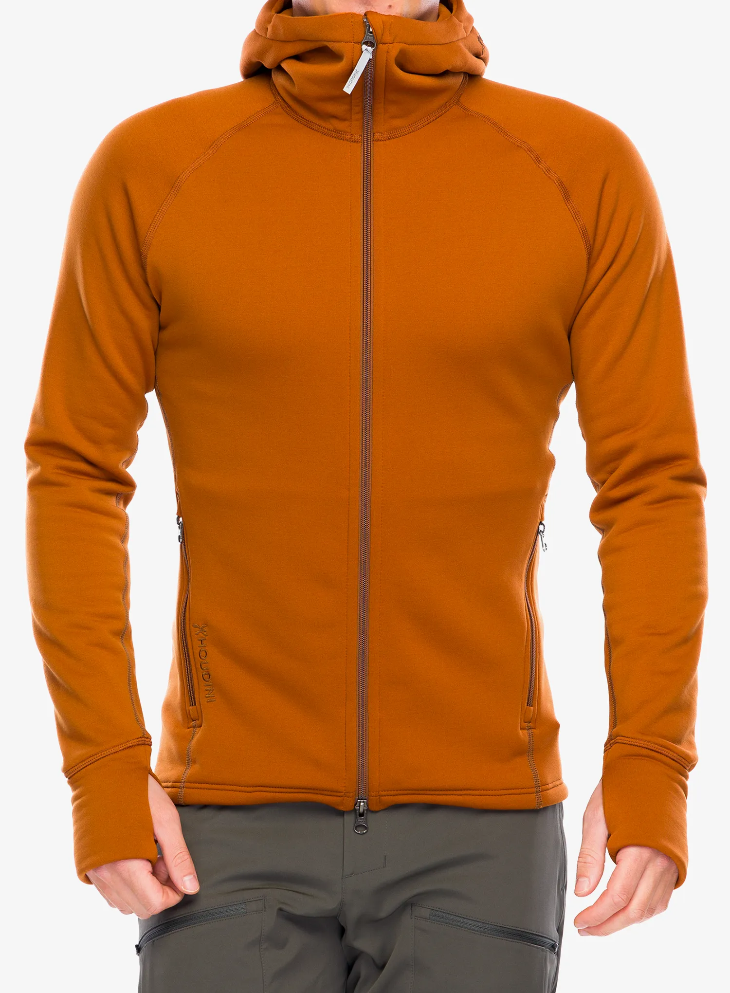 Dukserica od flisa s kapuljačom Houdini Power Houdi - cinnamon brown