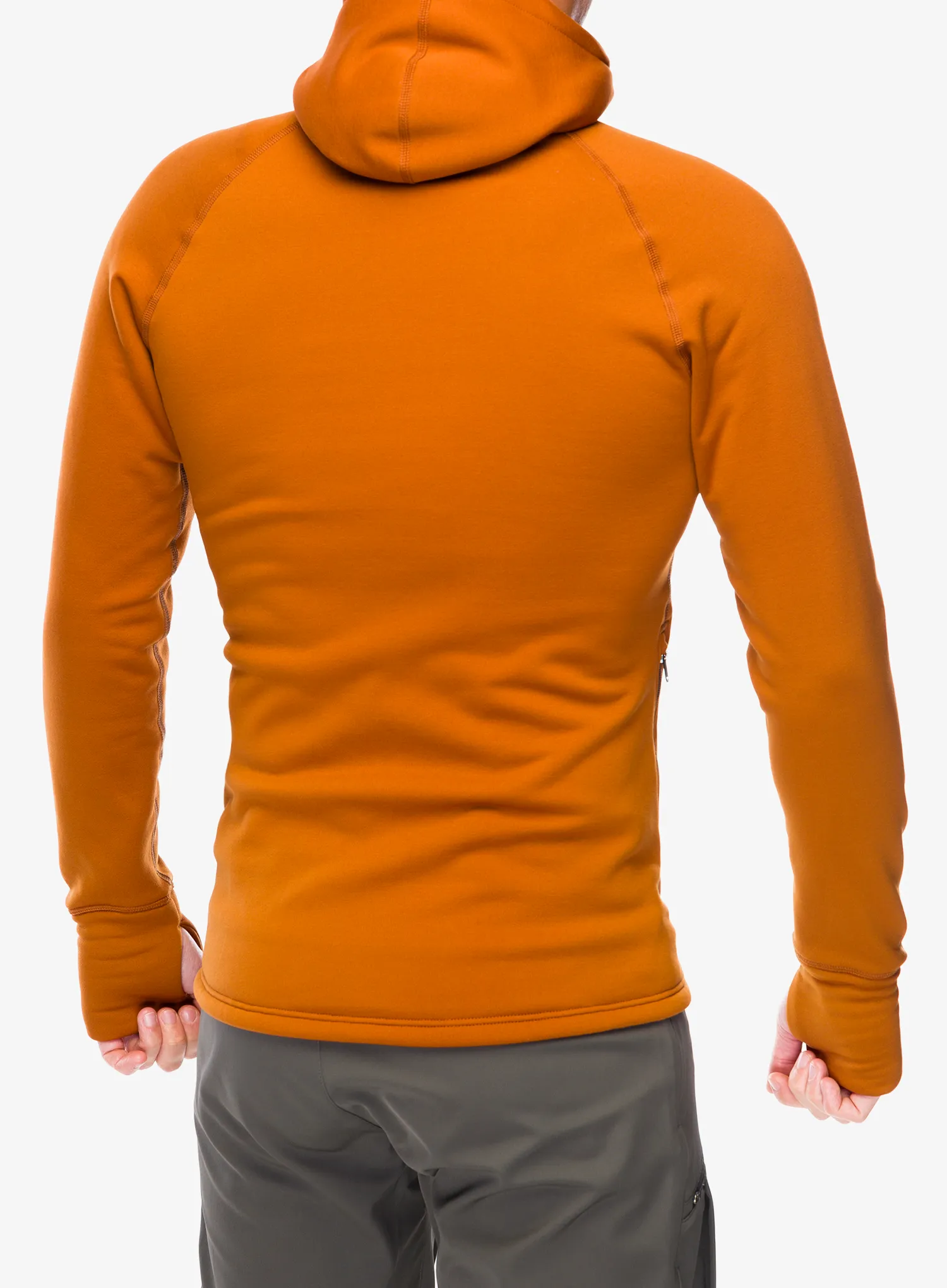 Dukserica od flisa s kapuljačom Houdini Power Houdi - cinnamon brown