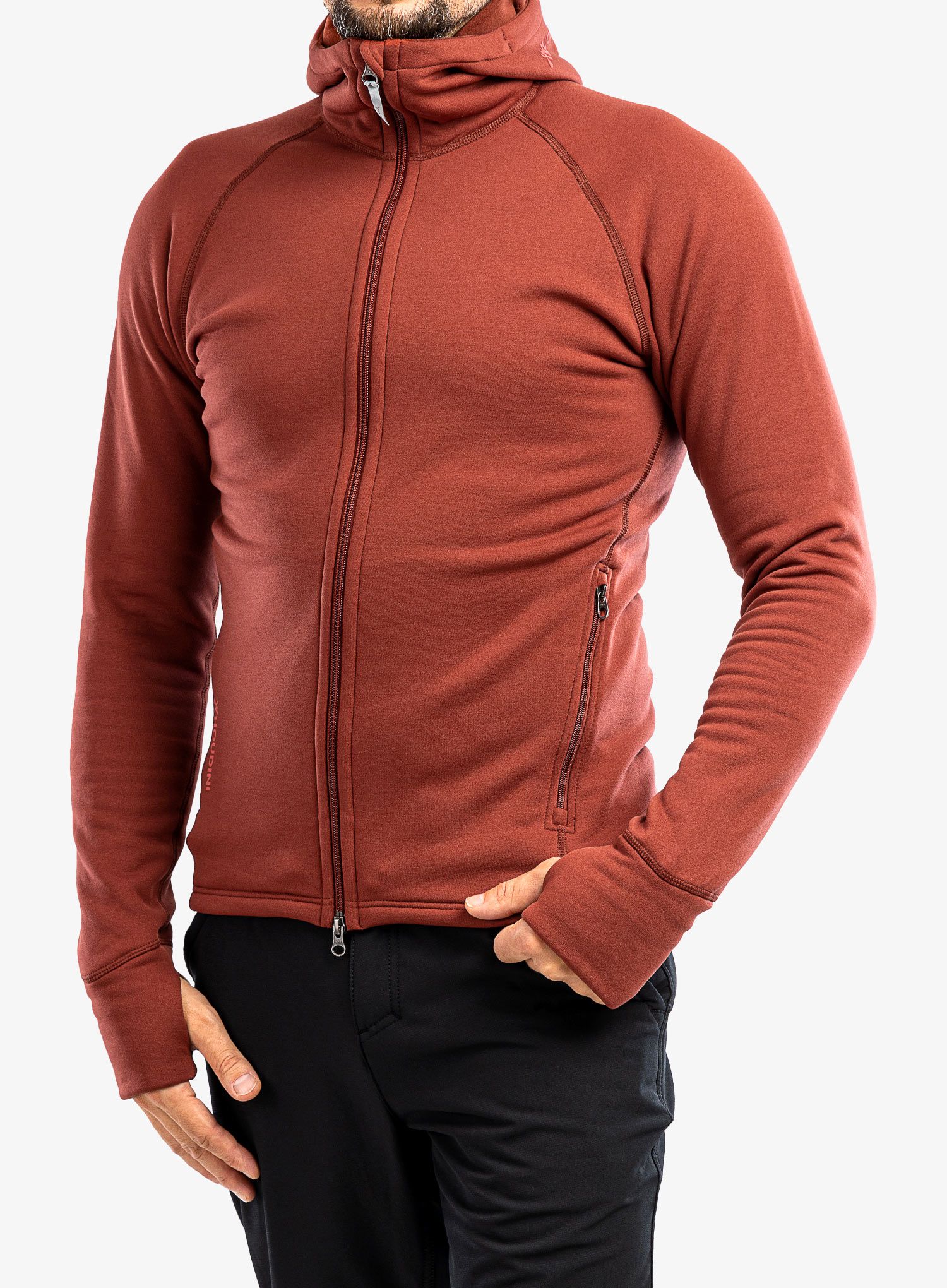 Dukserica od flisa Houdini Power Houdi - deep red