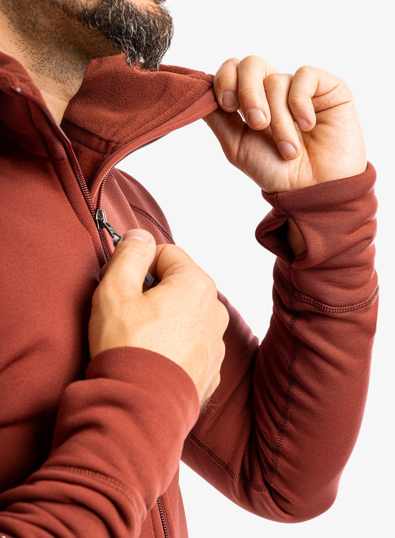 Dukserica od flisa Houdini Power Houdi - deep red