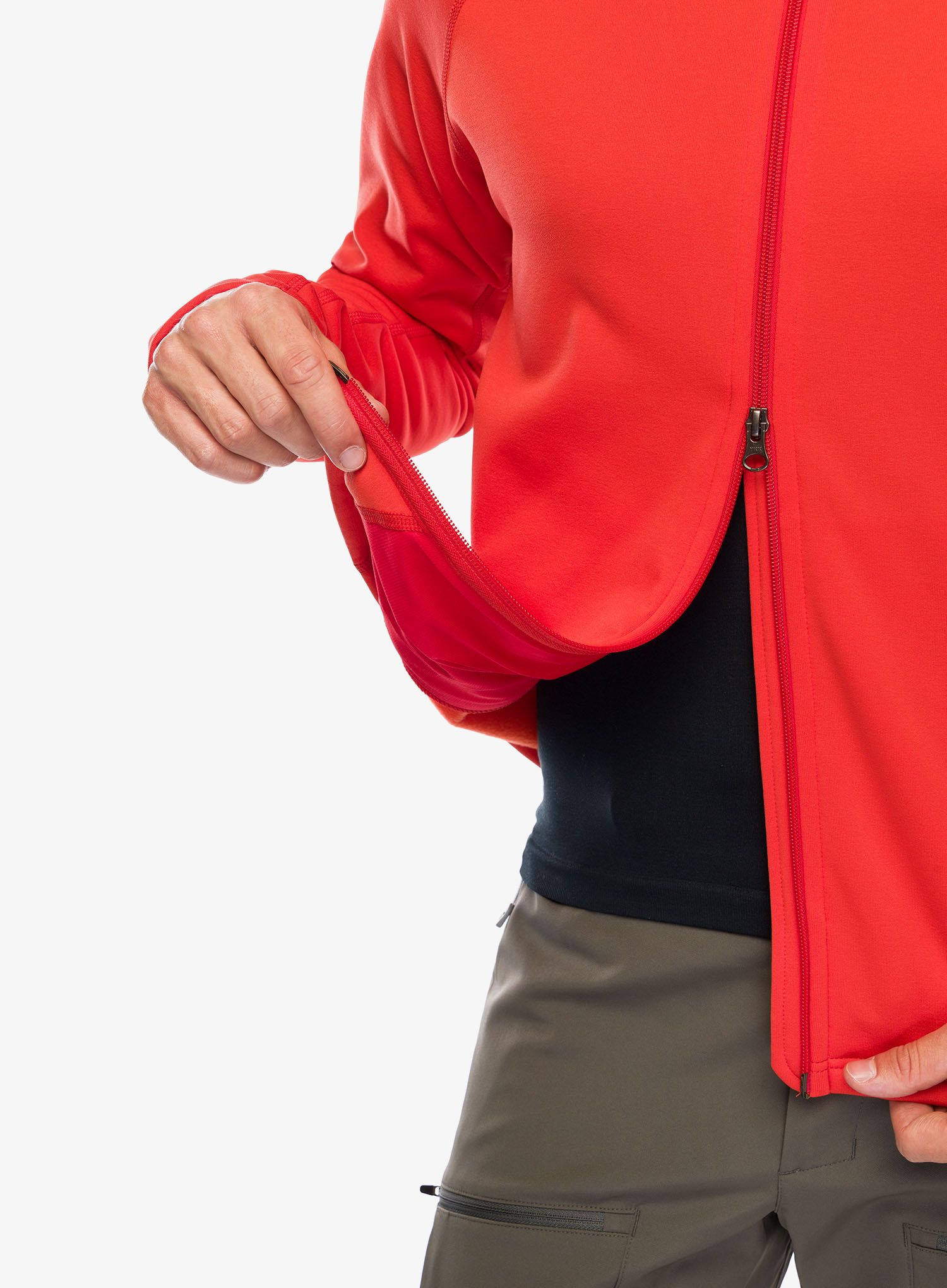 Jakna od flisa Houdini Power Up Jacket - more than red