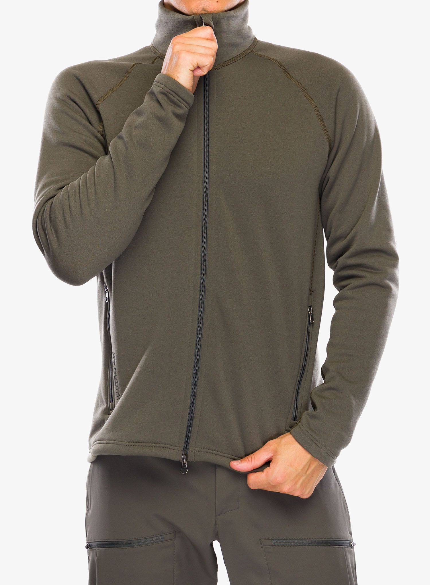 Jakna od flisa Houdini Power Up Jacket - baremark green