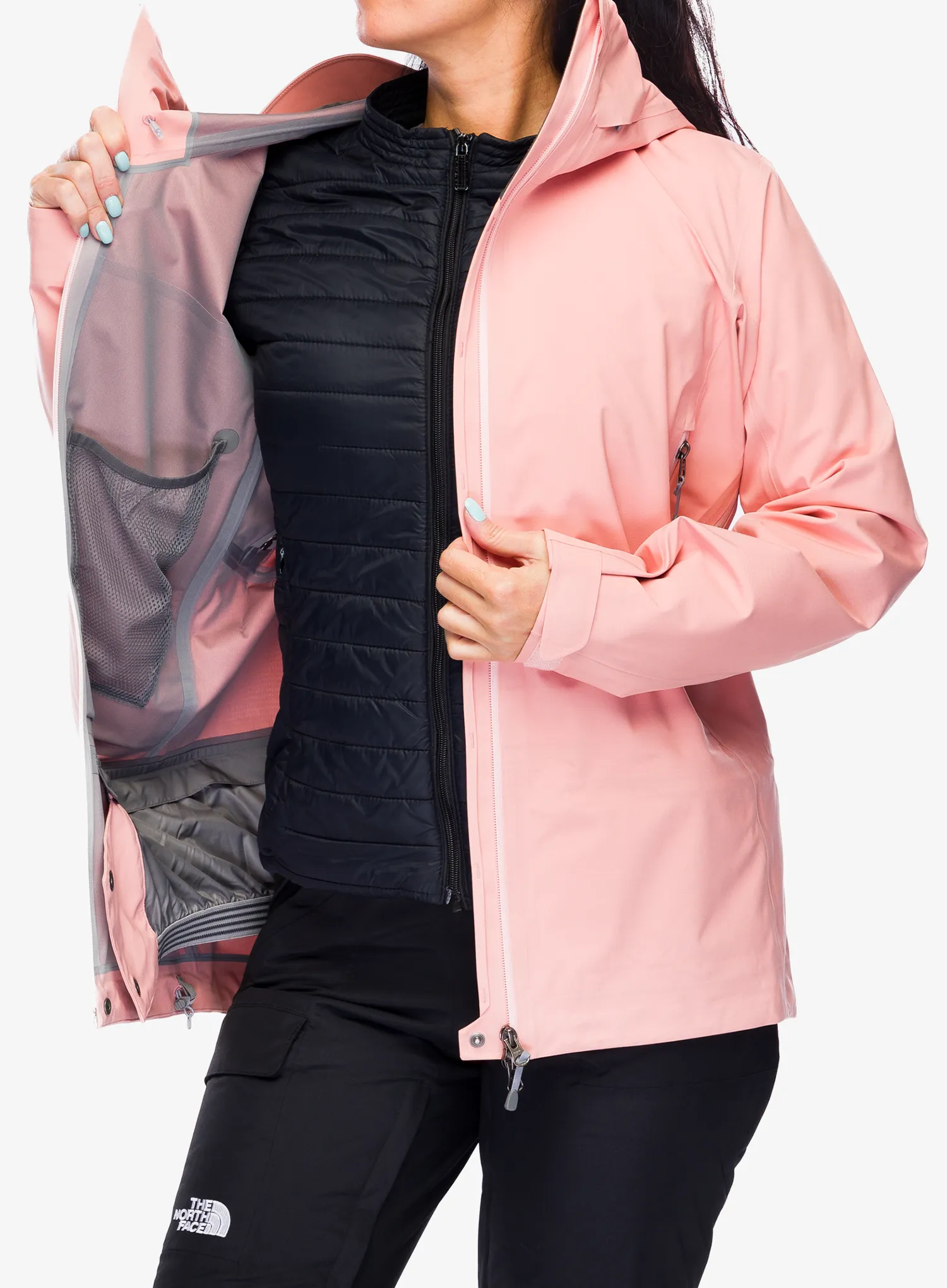 Ženska jakna s membranom Houdini Ride Jacket - pow pink