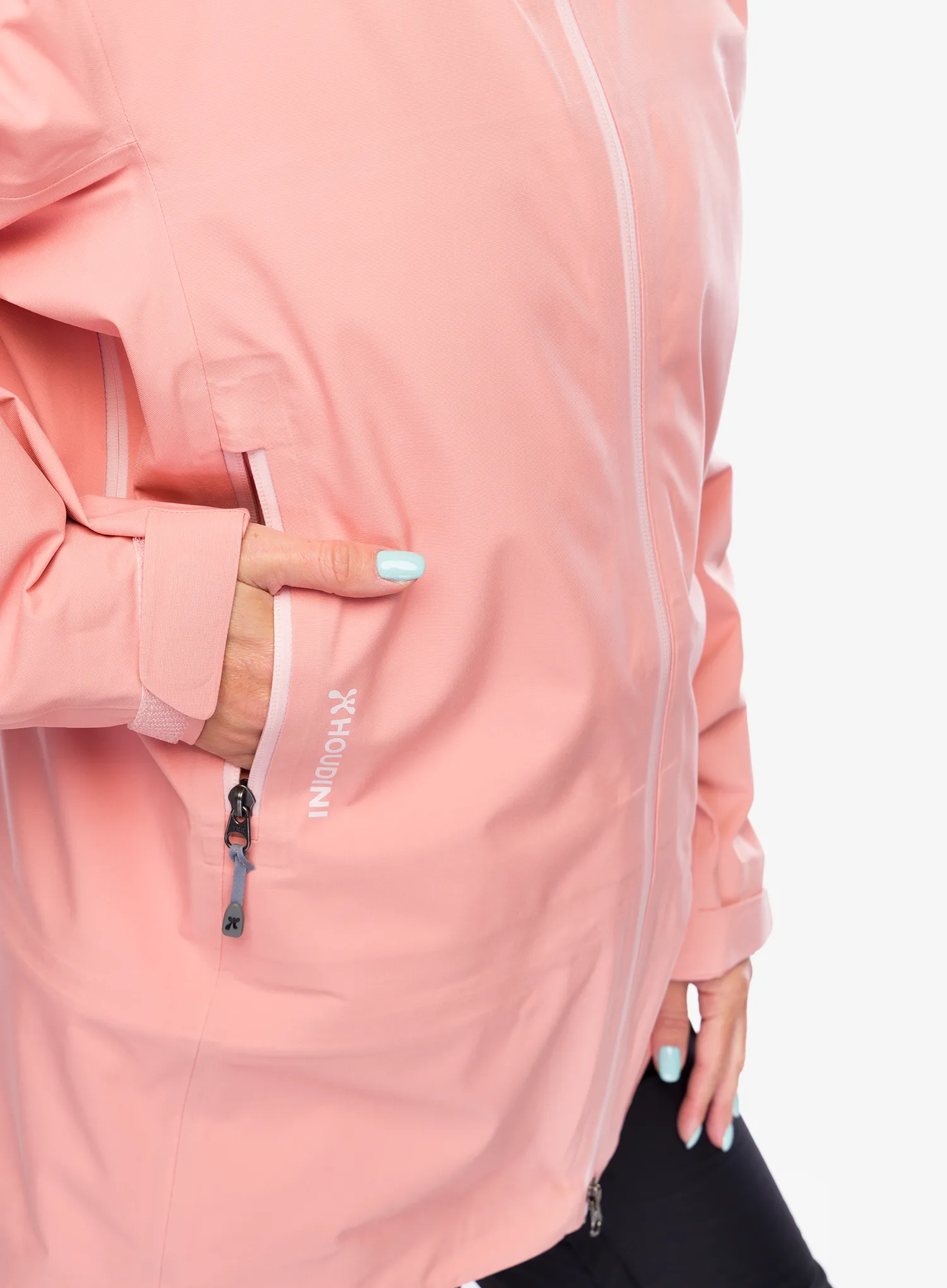 Ženska jakna s membranom Houdini Ride Jacket - pow pink