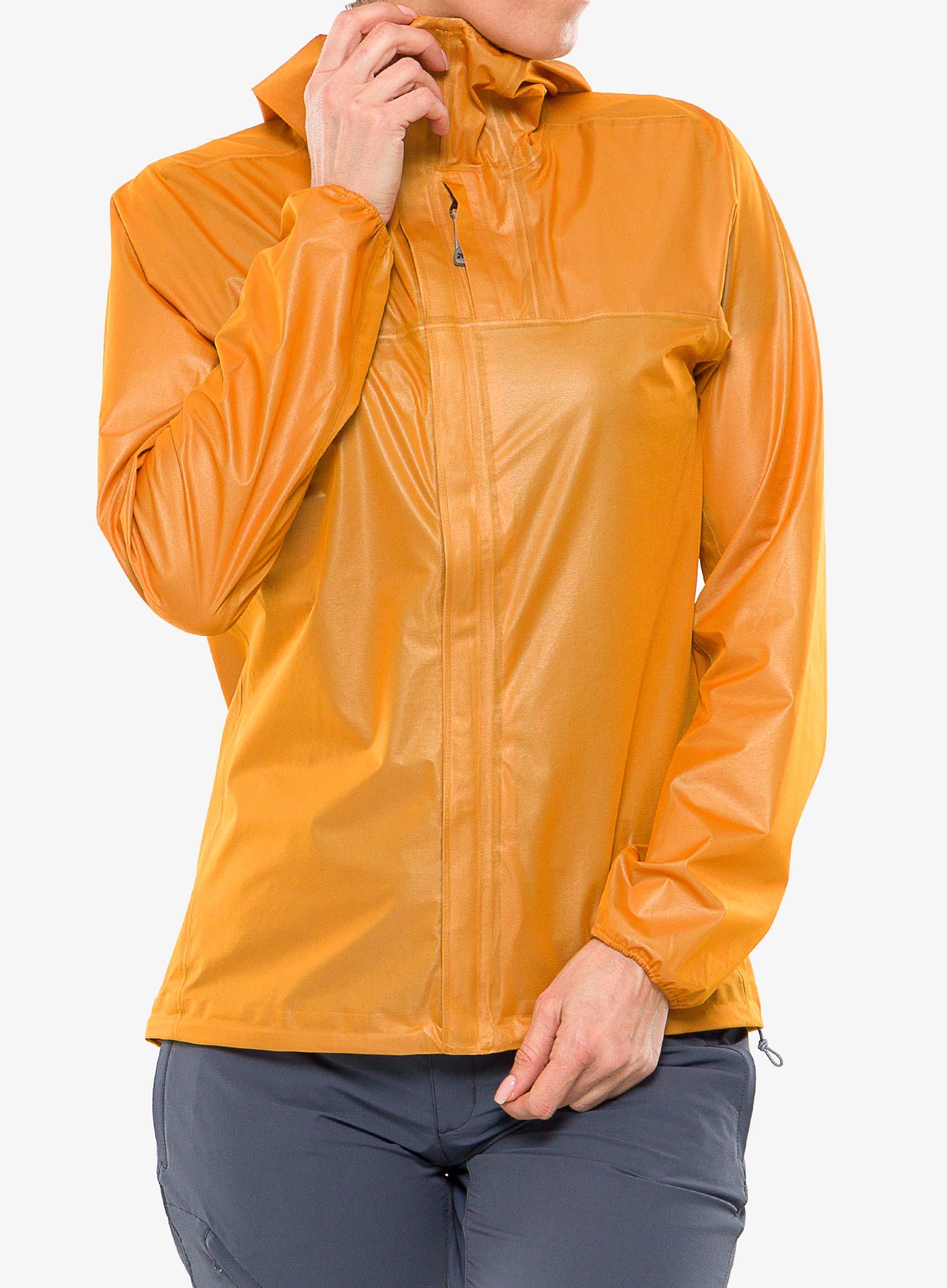 Ženska kišna jakna Houdini The Orange Jacket - orange