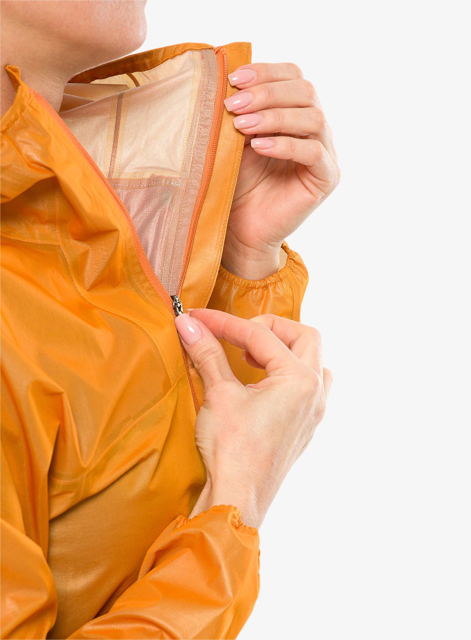 Ženska kišna jakna Houdini The Orange Jacket - orange
