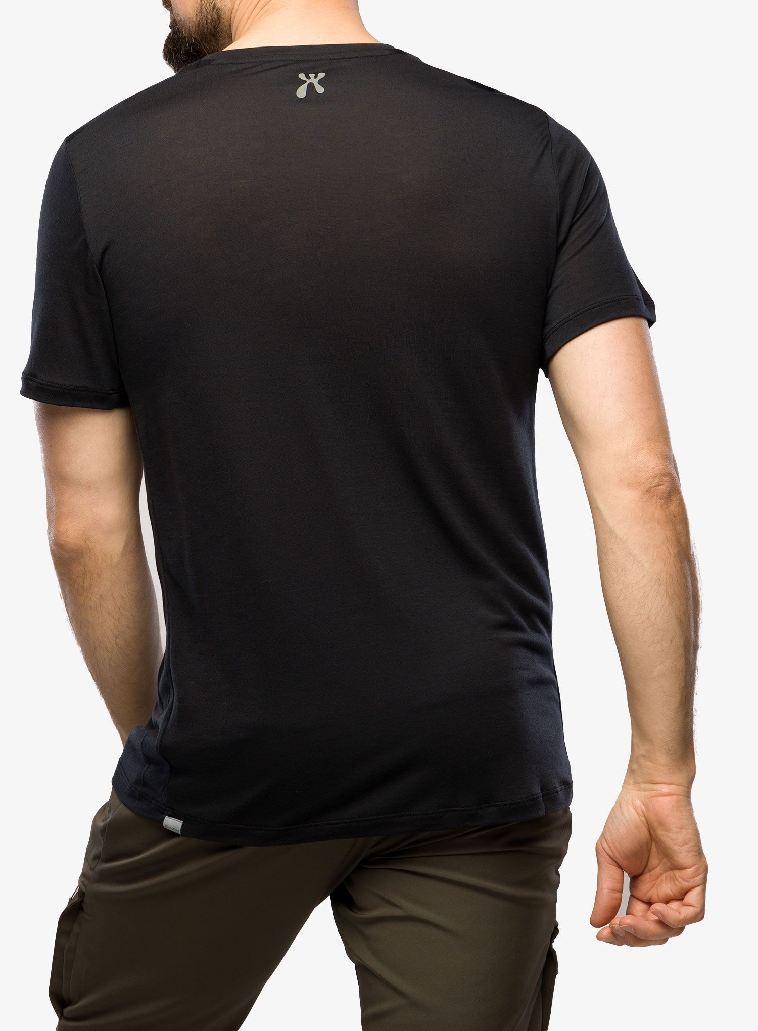 Majica Houdini Tree Message Tee - true black/reconnect