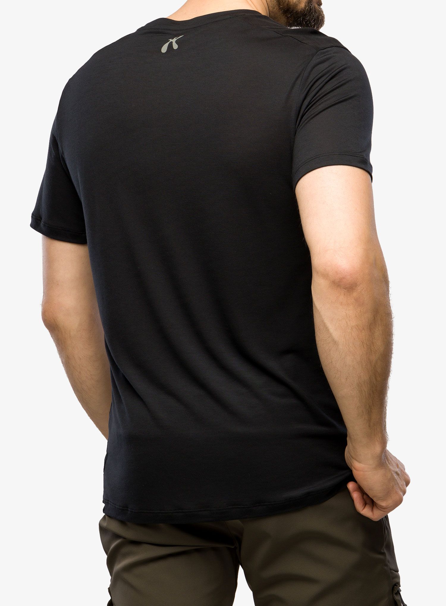 Majica Houdini Tree Message Tee - true black/reconnect