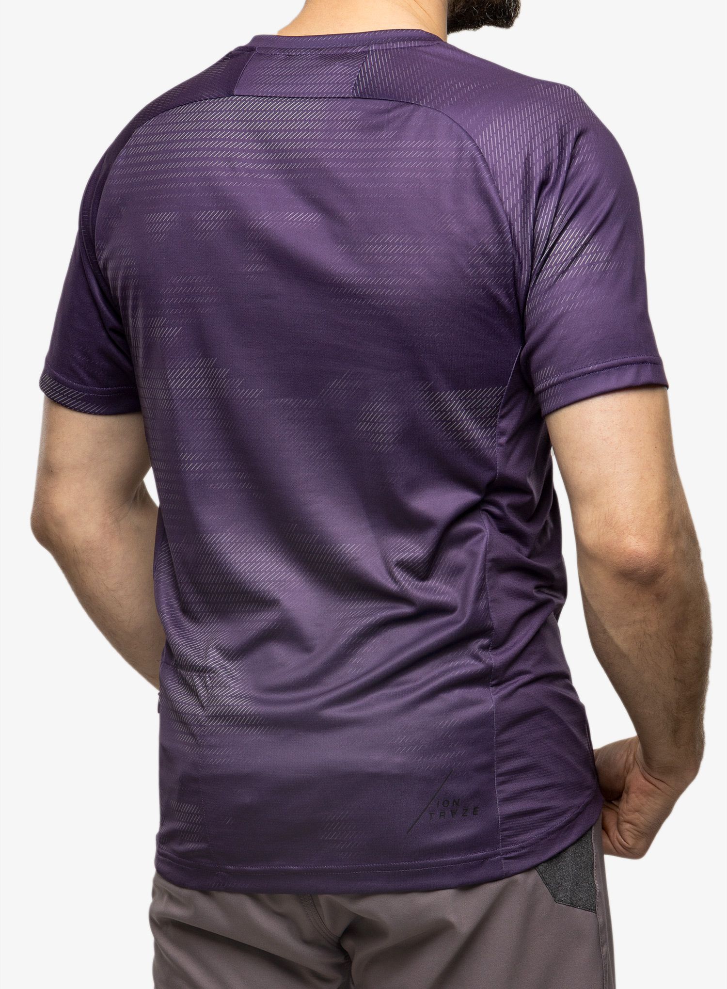 MTB majica ION Jersey Traze SS 2.0 - dark purple