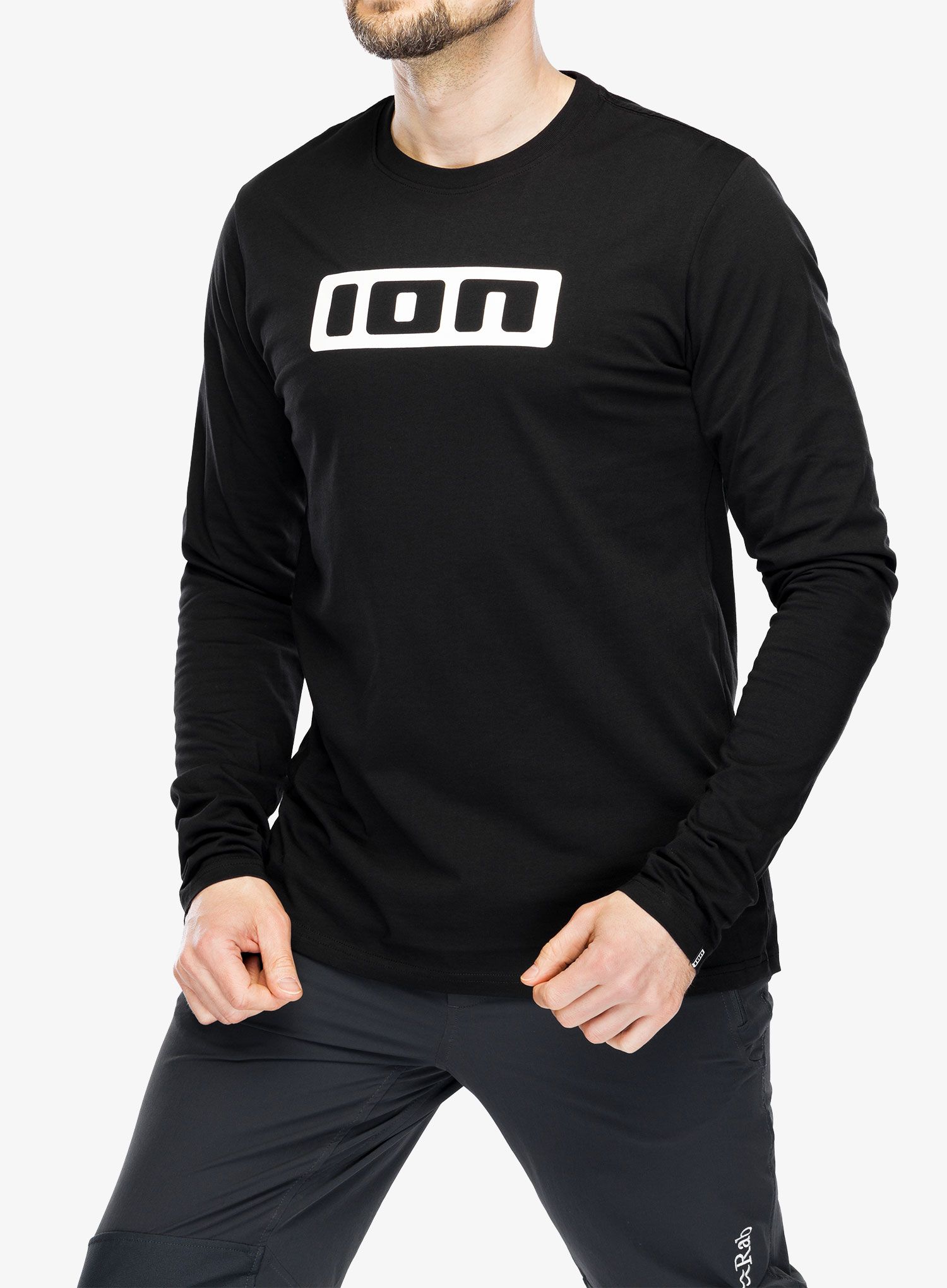 Majica dugih rukava ION Logo LS - black